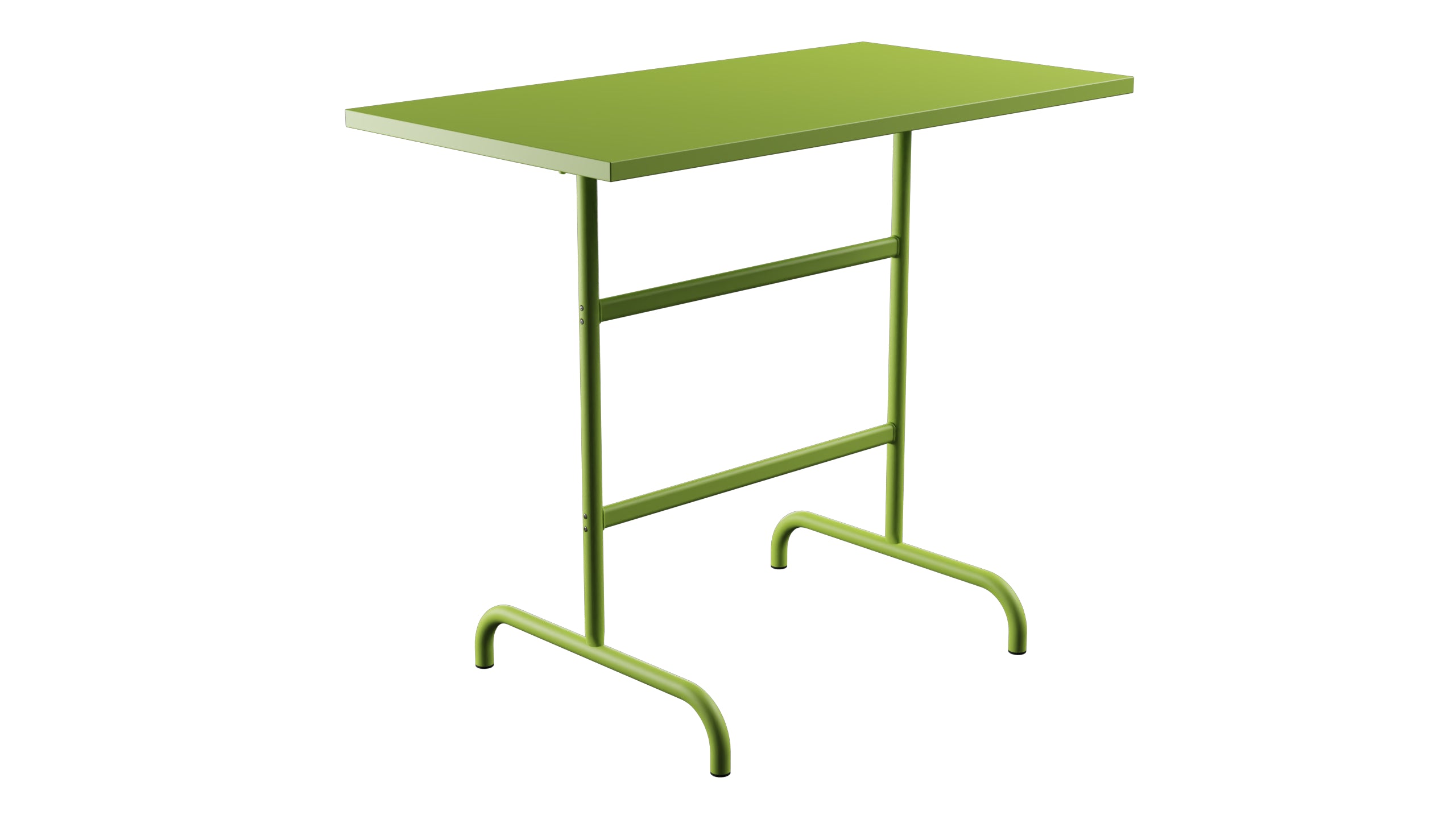 Säntis Metall-Stehtisch Outdoor 130x70 /110 klappbar in Hellgrün präsentiert im Onlineshop von KAQTU Design AG. Hochtisch Outdoor ist von Schaffner