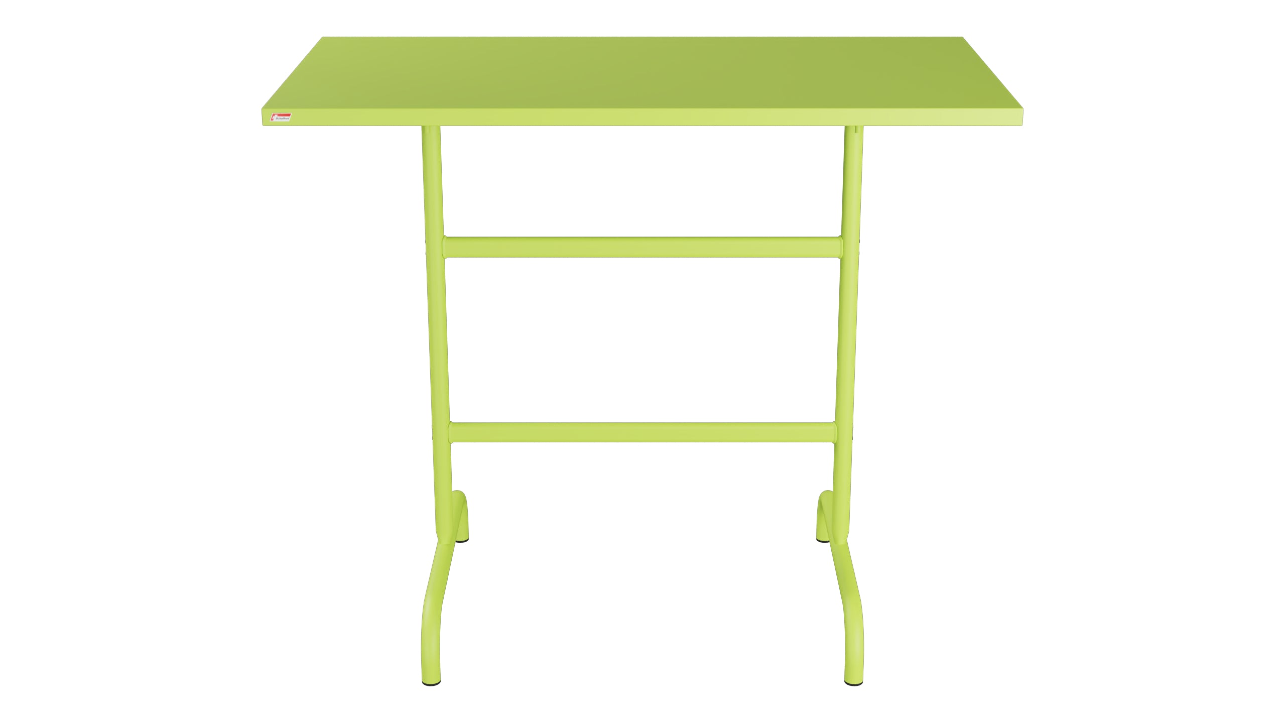 Säntis Metall-Stehtisch Outdoor 130x70 /110 klappbar in Hellgrün präsentiert im Onlineshop von KAQTU Design AG. Hochtisch Outdoor ist von Schaffner