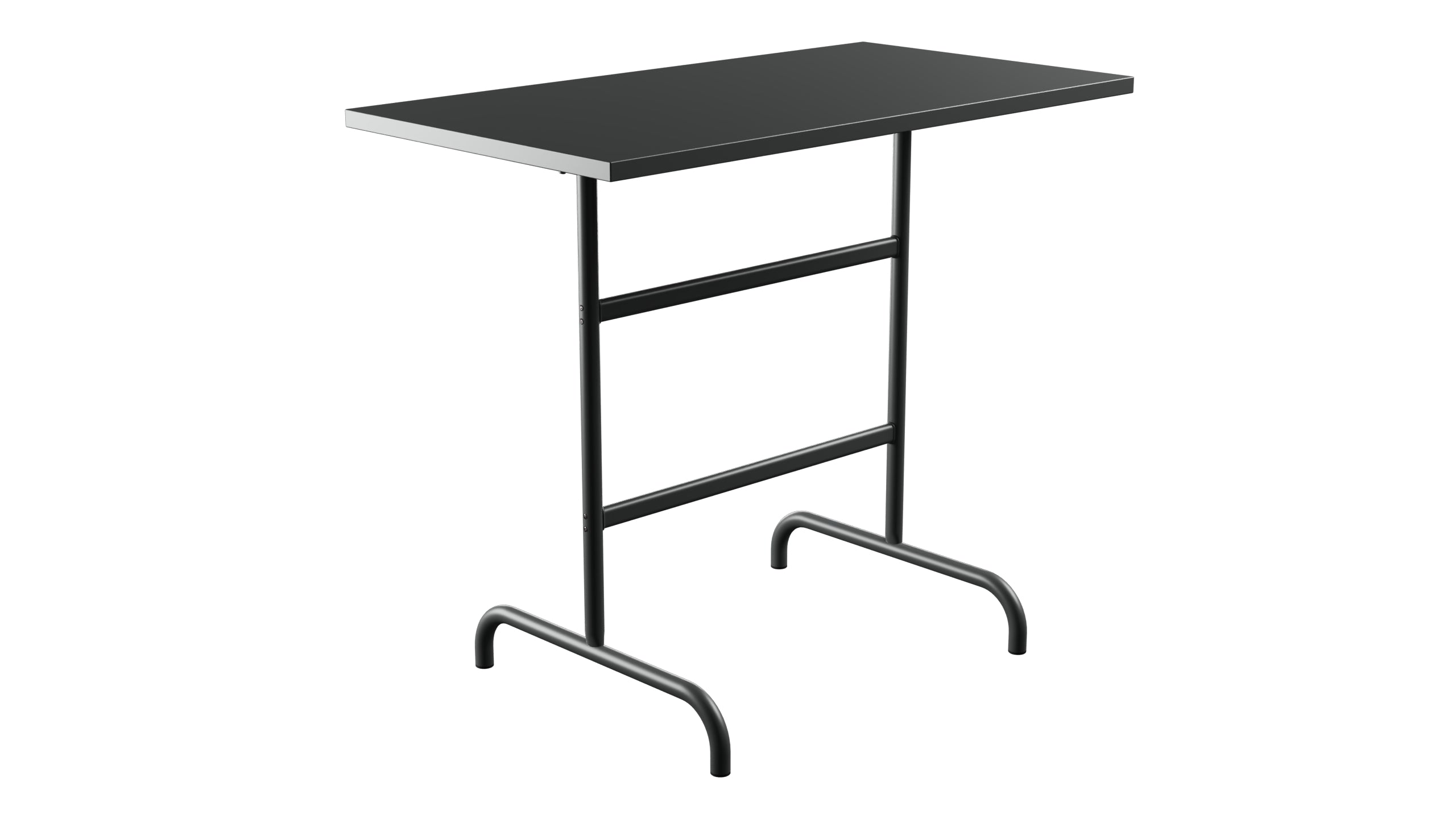 Säntis Metall-Stehtisch Outdoor 130x70 /110 klappbar in Graphit präsentiert im Onlineshop von KAQTU Design AG. Hochtisch Outdoor ist von Schaffner