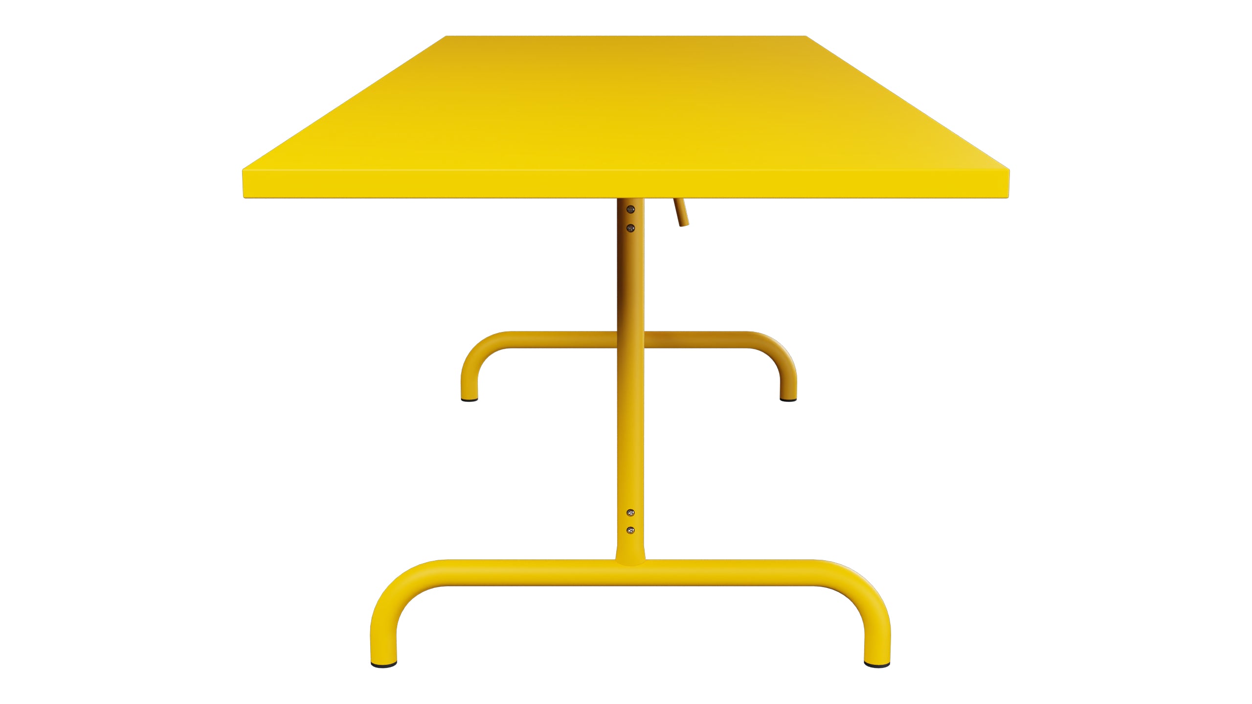 Säntis Metall-Gartentisch 240x80 klappbar in Gelb präsentiert im Onlineshop von KAQTU Design AG. Gartentisch ist von Schaffner