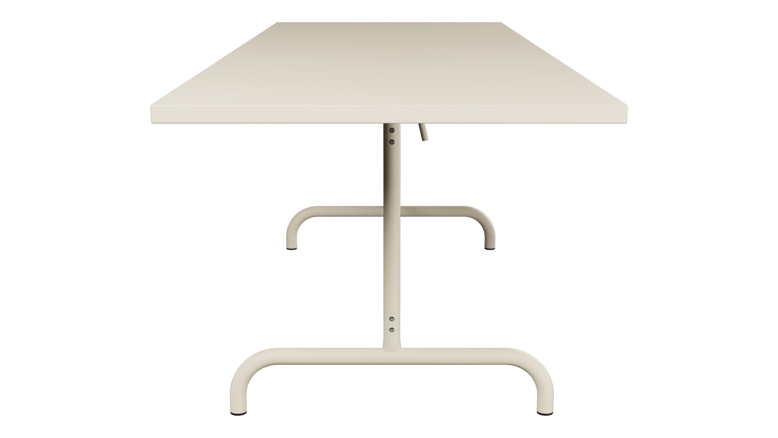 Säntis Metall-Gartentisch 240x80 klappbar in Pastellsand präsentiert im Onlineshop von KAQTU Design AG. Gartentisch ist von Schaffner