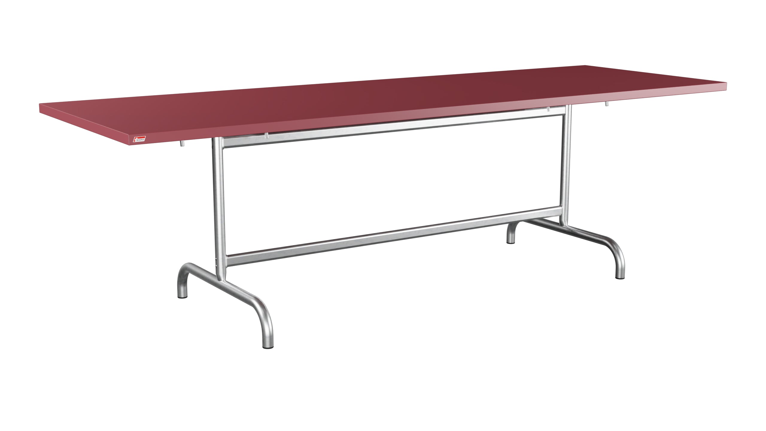 Säntis Metall-Gartentisch 240x80 klappbar in Bordeaux präsentiert im Onlineshop von KAQTU Design AG. Gartentisch ist von Schaffner