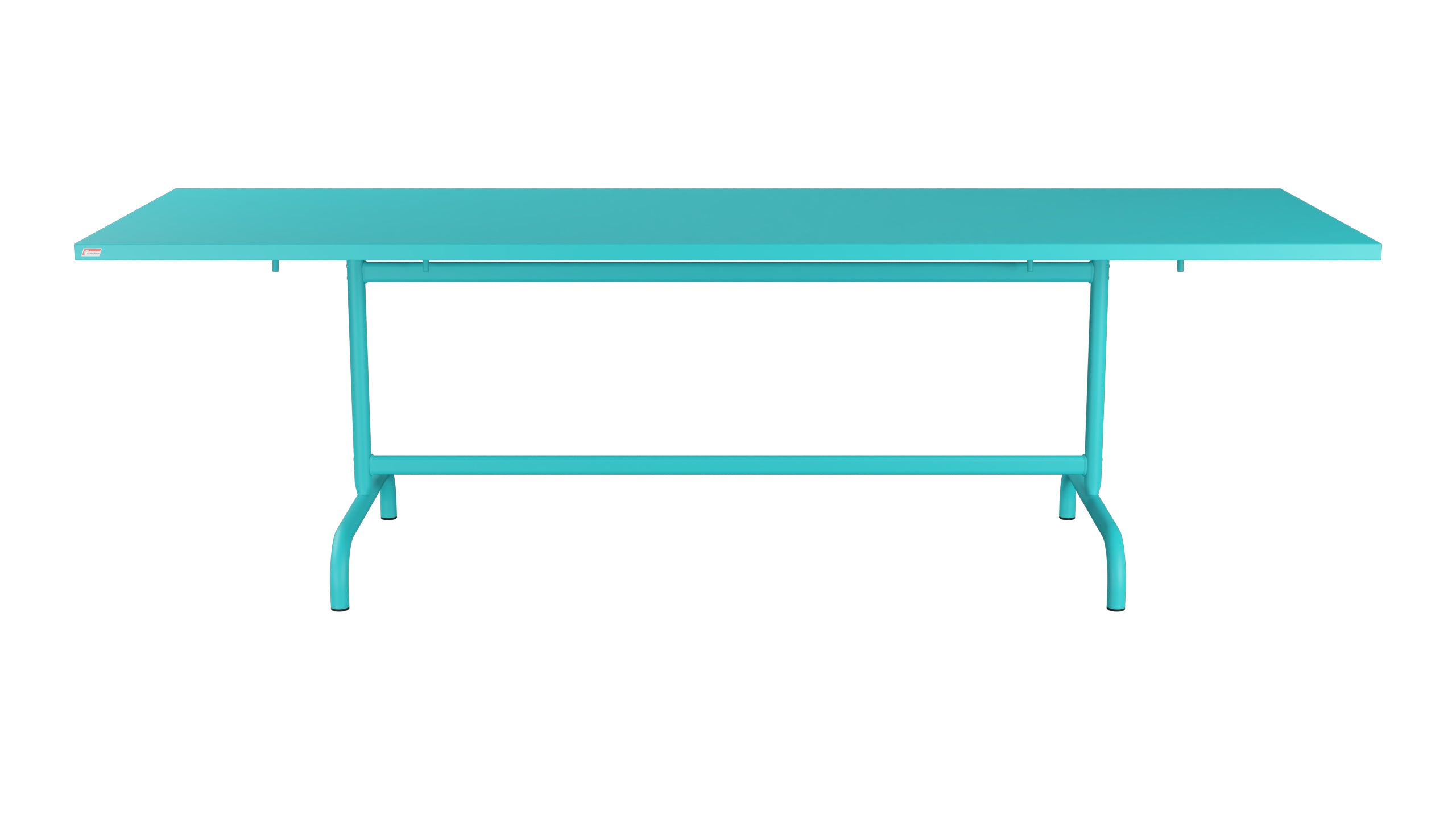 Säntis Metall-Gartentisch 240x80 klappbar in Türkis präsentiert im Onlineshop von KAQTU Design AG. Gartentisch ist von Schaffner