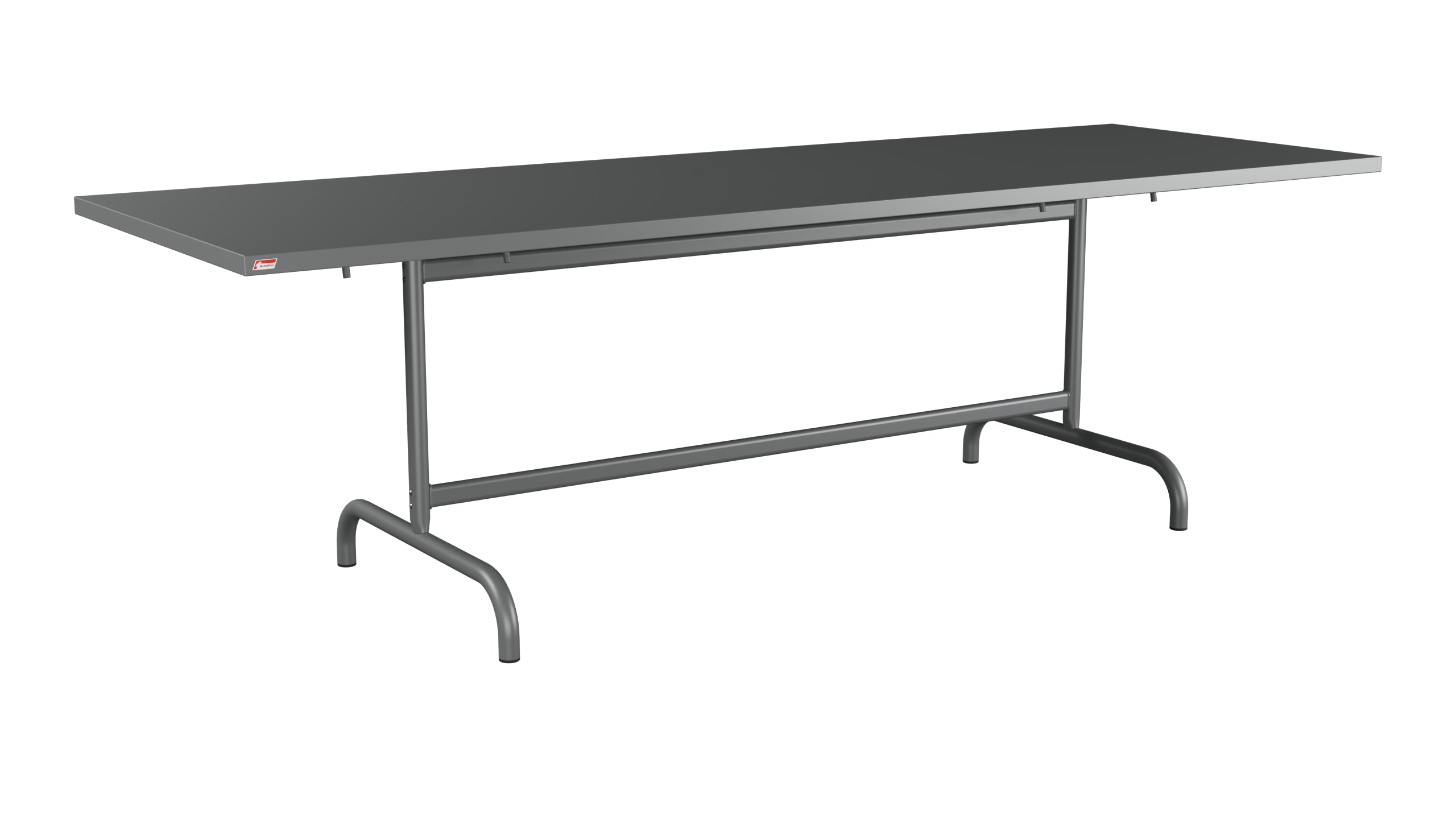 Säntis Metall-Gartentisch 240x80 klappbar in Graphit präsentiert im Onlineshop von KAQTU Design AG. Gartentisch ist von Schaffner