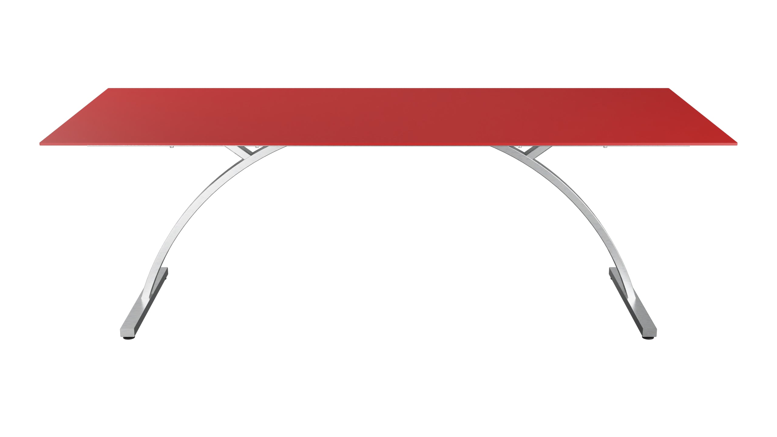 Bernardino Gartentisch aus Glasfaser 220x100 klappbar in Rot präsentiert im Onlineshop von KAQTU Design AG. Gartentisch ist von Schaffner