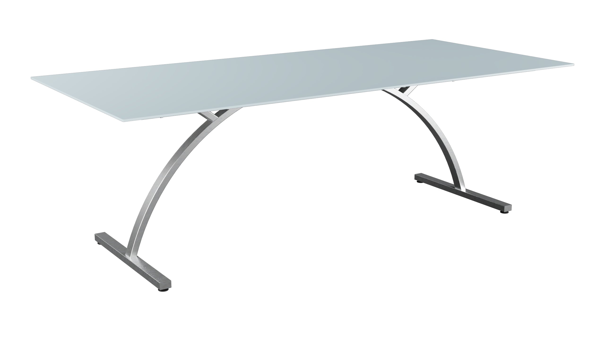 Bernardino Gartentisch aus Glasfaser 220x100 klappbar in Pastellblau präsentiert im Onlineshop von KAQTU Design AG. Gartentisch ist von Schaffner