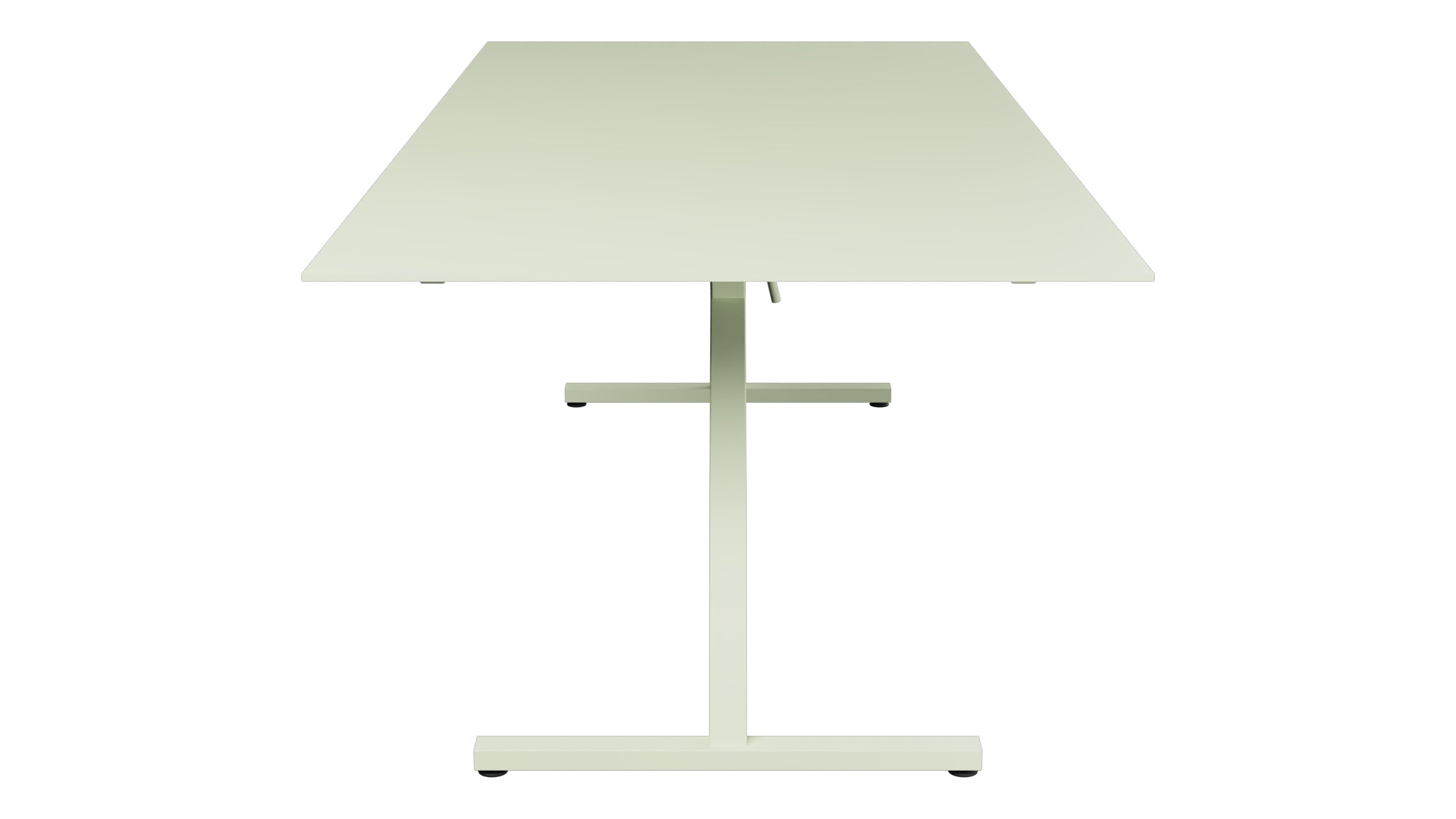 Bernardino Gartentisch aus Glasfaser 220x100 klappbar in Pastellgrün präsentiert im Onlineshop von KAQTU Design AG. Gartentisch ist von Schaffner