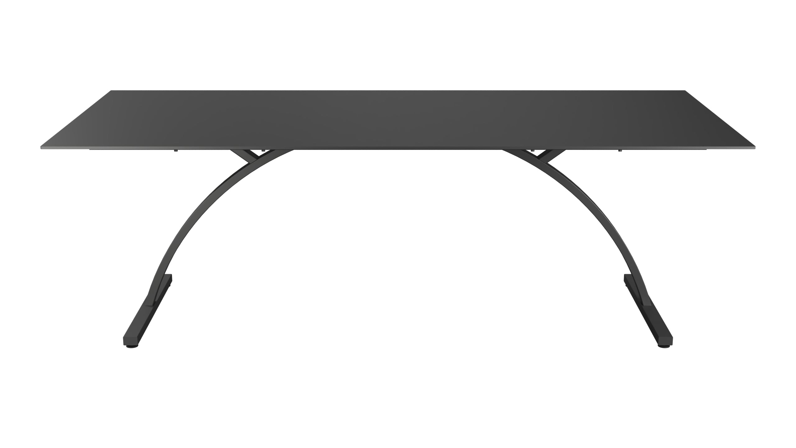 Bernardino Gartentisch aus Glasfaser 220x100 klappbar in Anthrazit präsentiert im Onlineshop von KAQTU Design AG. Gartentisch ist von Schaffner