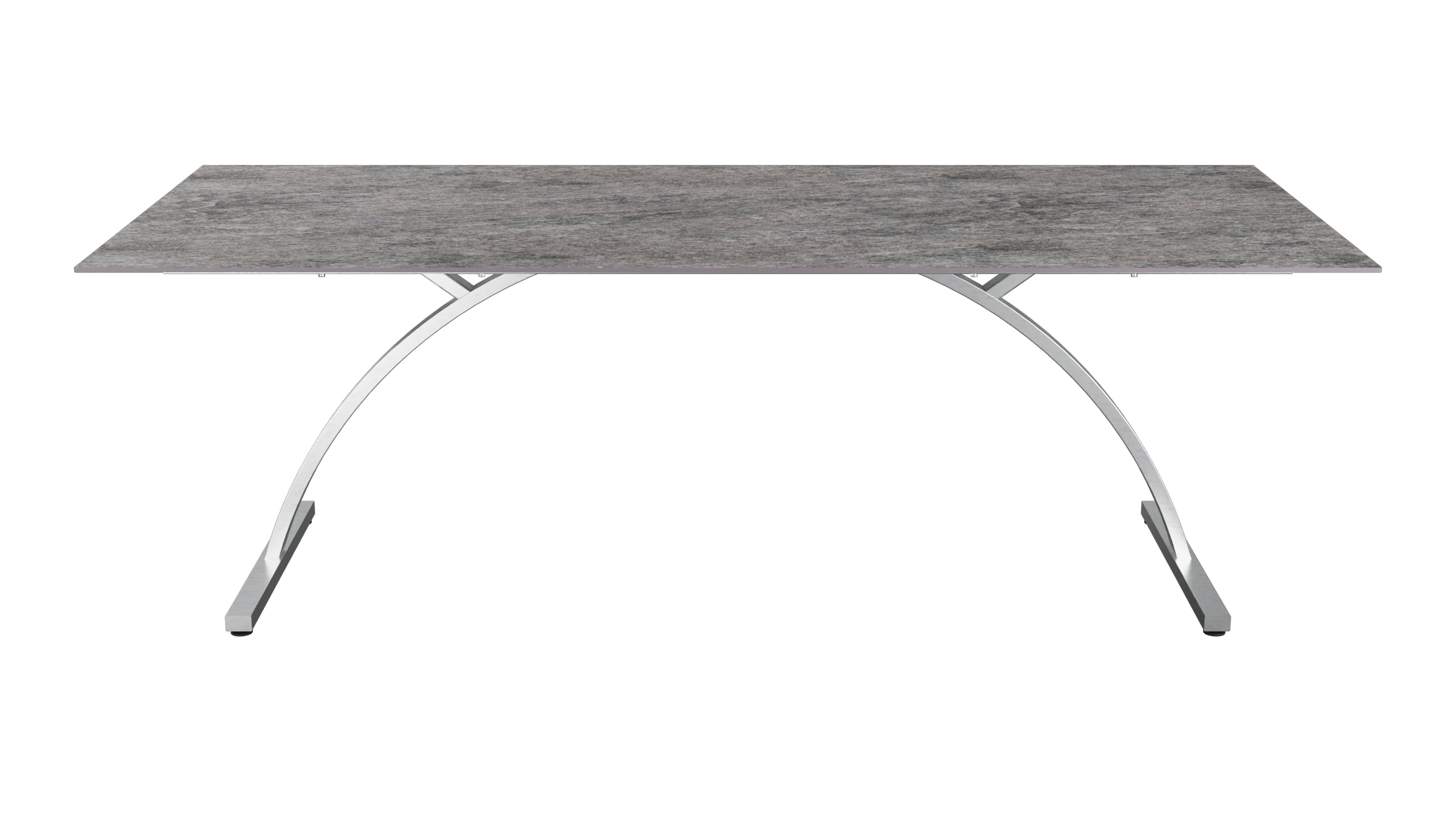 Bernardino Gartentisch aus Glasfaser 220x100 klappbar in Deko Schiefer präsentiert im Onlineshop von KAQTU Design AG. Gartentisch ist von Schaffner