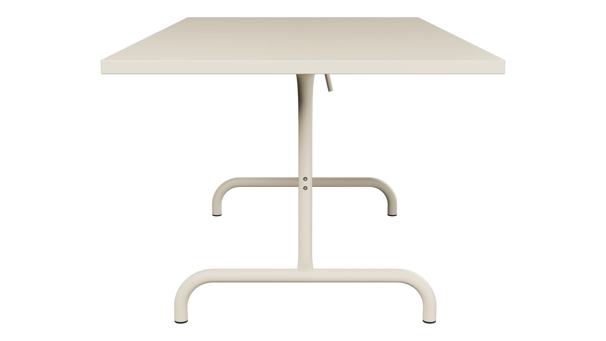 Säntis Metall-Gartentisch 165x90 klappbar in Pastellsand präsentiert im Onlineshop von KAQTU Design AG. Gartentisch ist von Schaffner