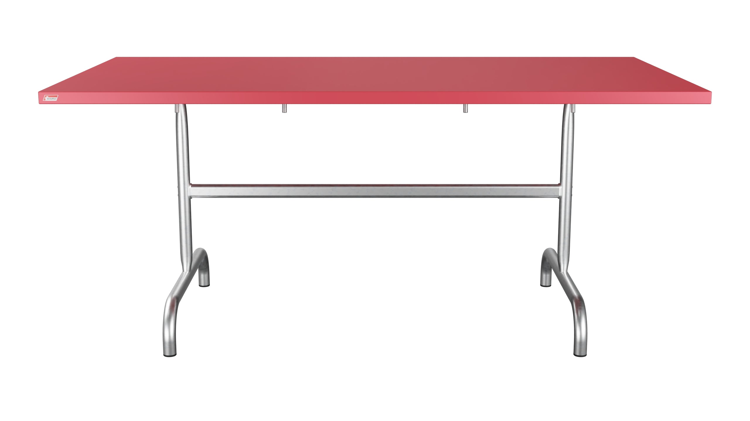 Säntis Metall-Gartentisch 165x90 klappbar in Ahornrot präsentiert im Onlineshop von KAQTU Design AG. Gartentisch ist von Schaffner