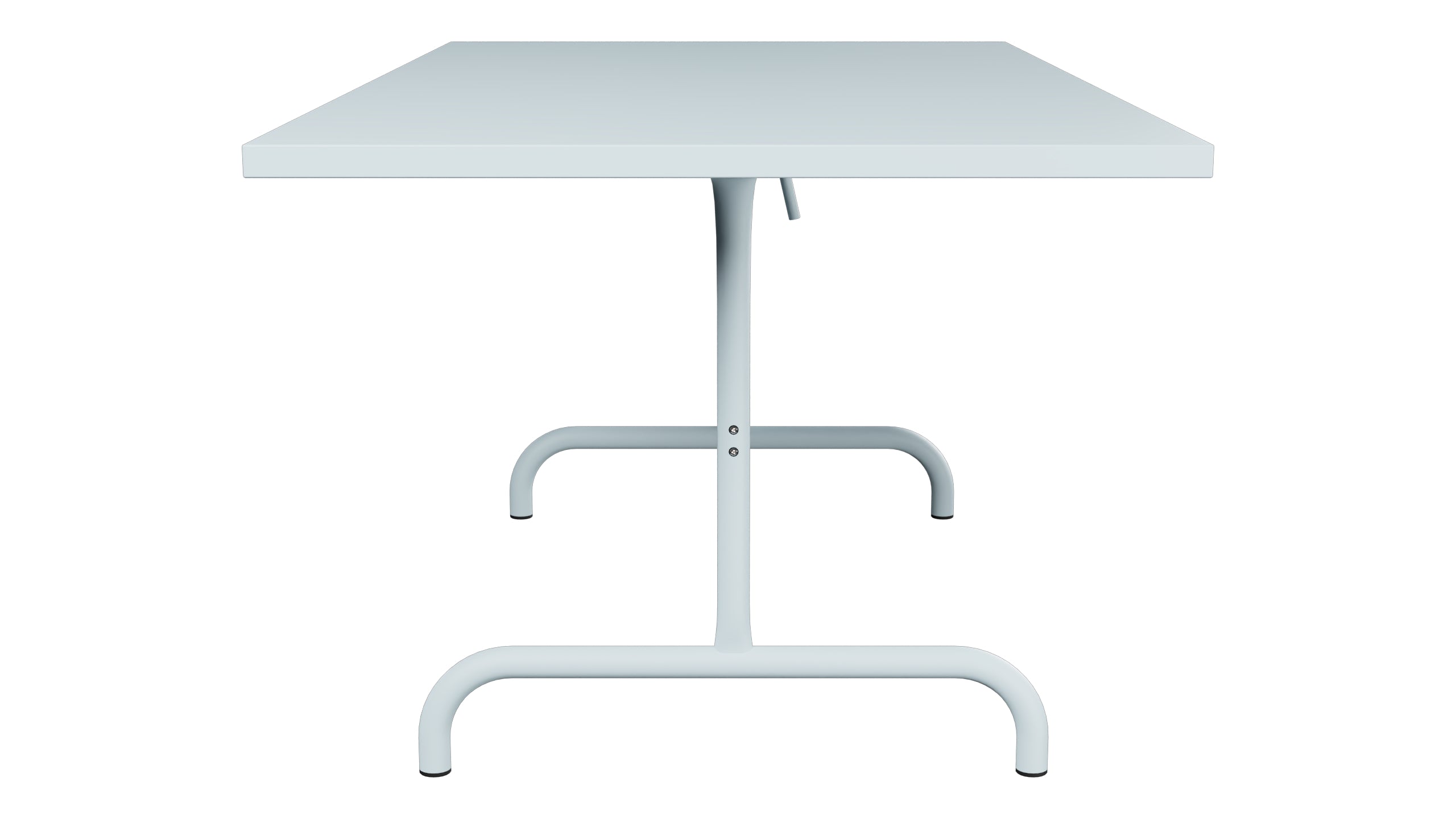 Säntis Metall-Gartentisch 165x90 klappbar in Pastellblau präsentiert im Onlineshop von KAQTU Design AG. Gartentisch ist von Schaffner
