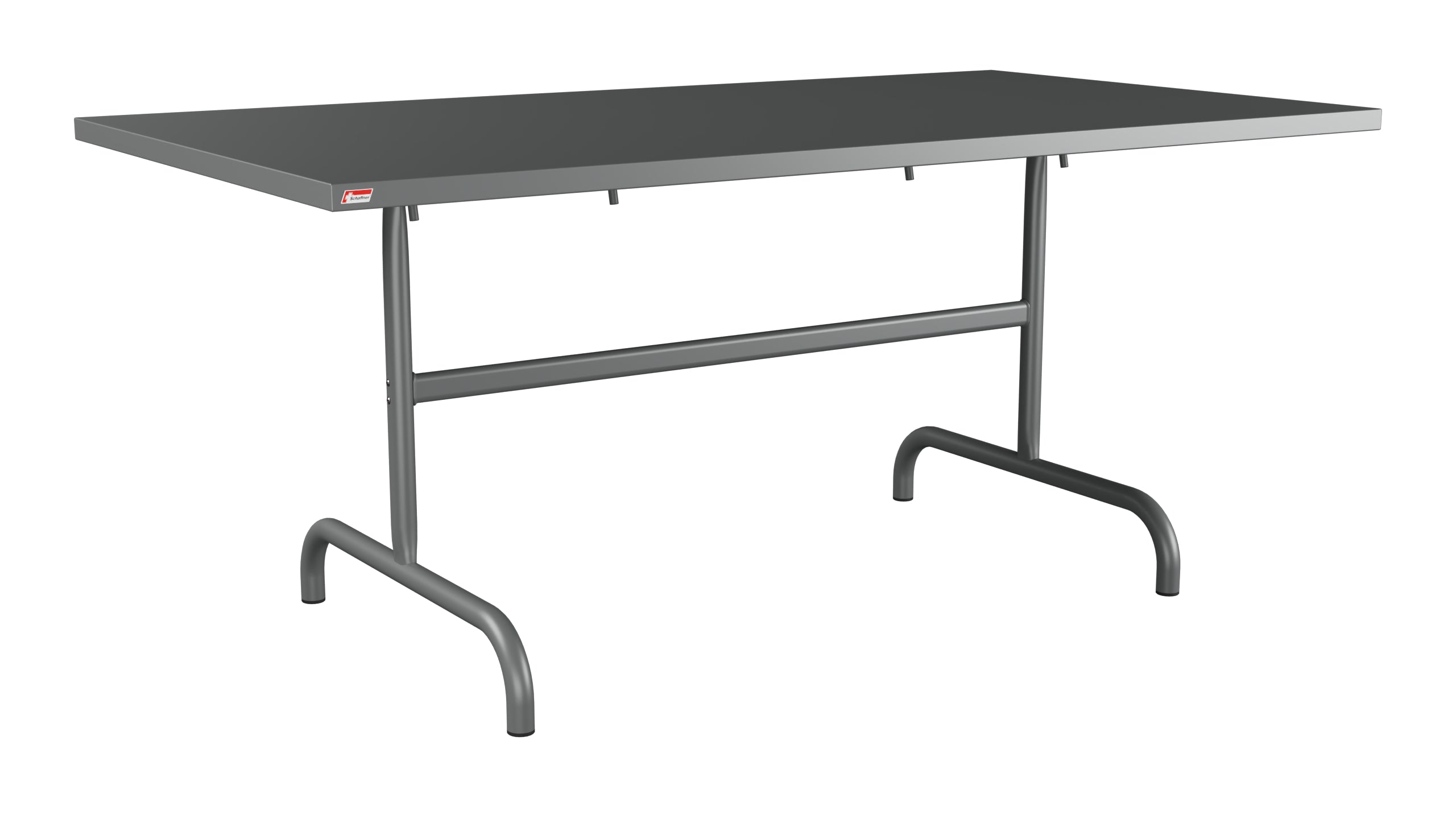 Säntis Metall-Gartentisch 165x90 klappbar in Graphit präsentiert im Onlineshop von KAQTU Design AG. Gartentisch ist von Schaffner