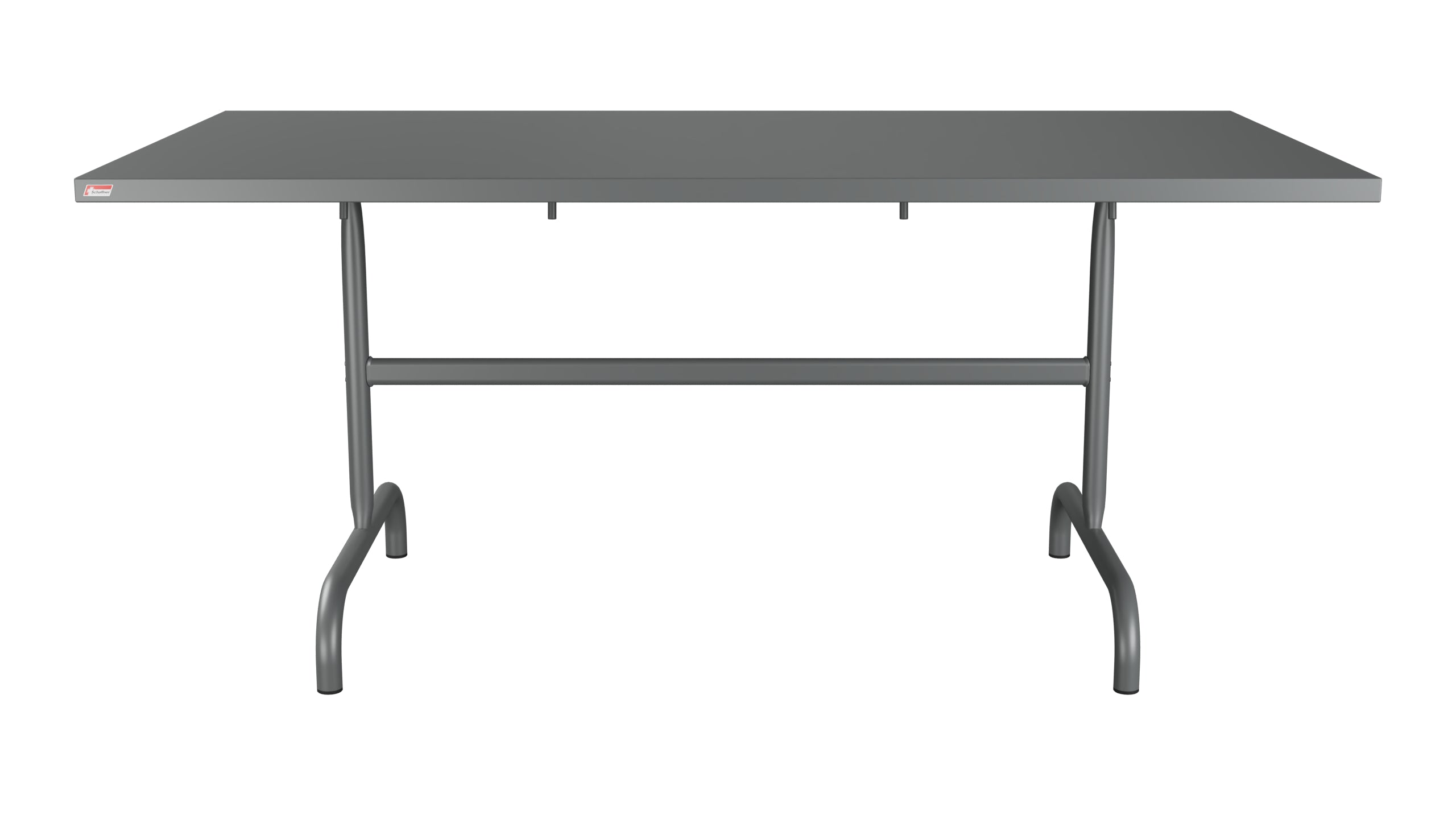 Säntis Metall-Gartentisch 165x90 klappbar in Graphit präsentiert im Onlineshop von KAQTU Design AG. Gartentisch ist von Schaffner