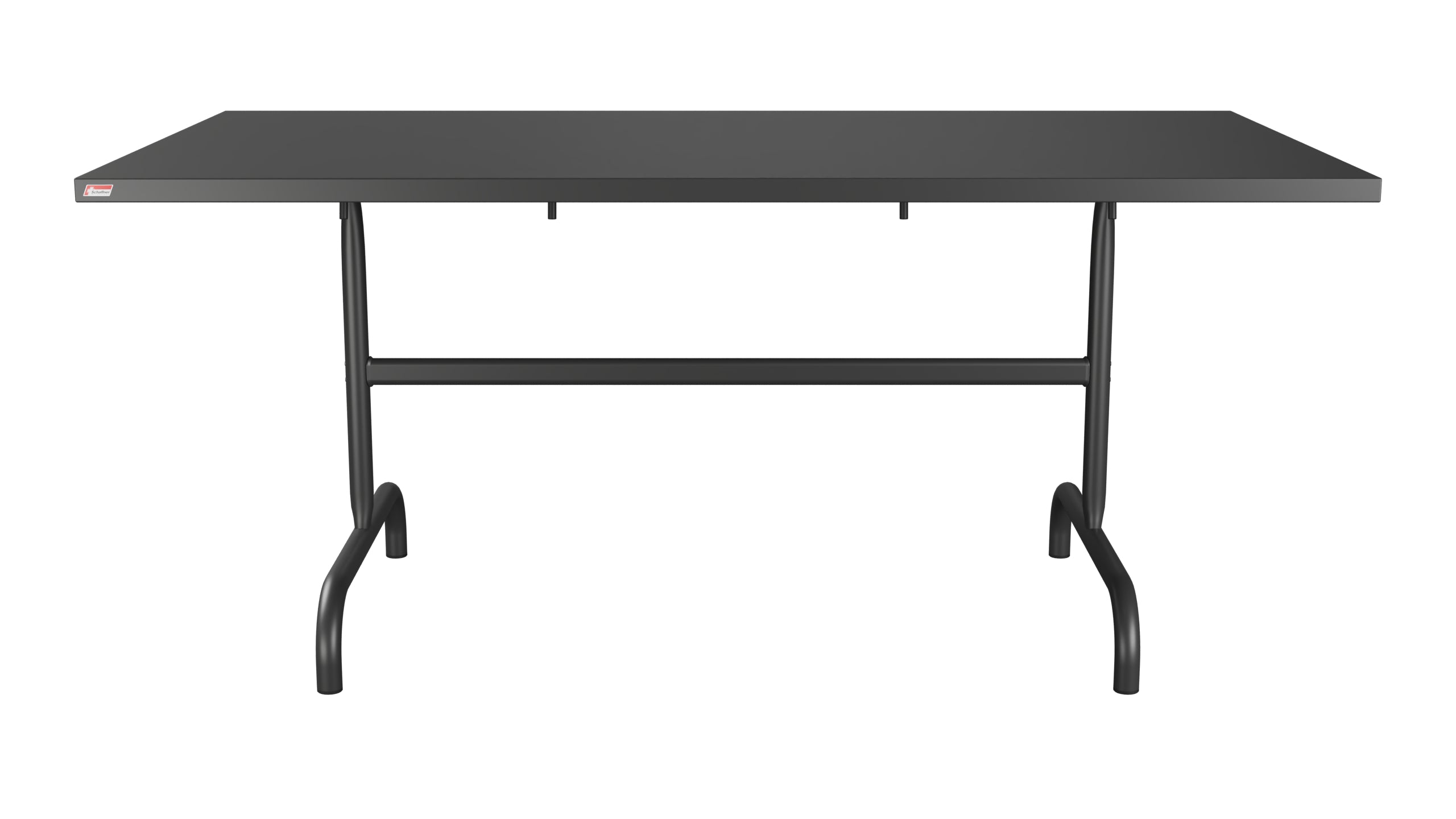 Säntis Metall-Gartentisch 165x90 klappbar in Anthrazit präsentiert im Onlineshop von KAQTU Design AG. Gartentisch ist von Schaffner