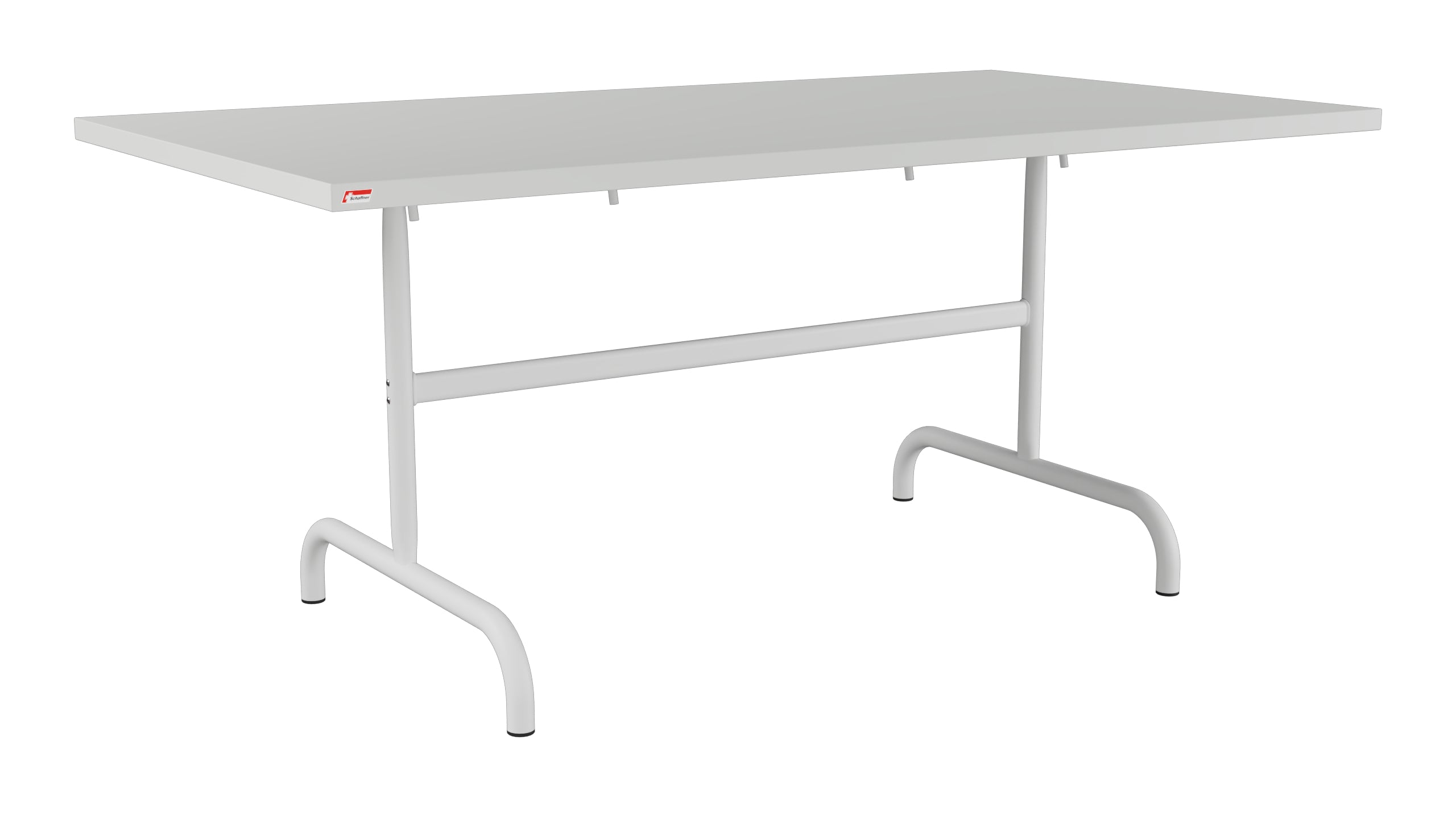Säntis Metall-Gartentisch 165x90 klappbar in Alusilber präsentiert im Onlineshop von KAQTU Design AG. Gartentisch ist von Schaffner