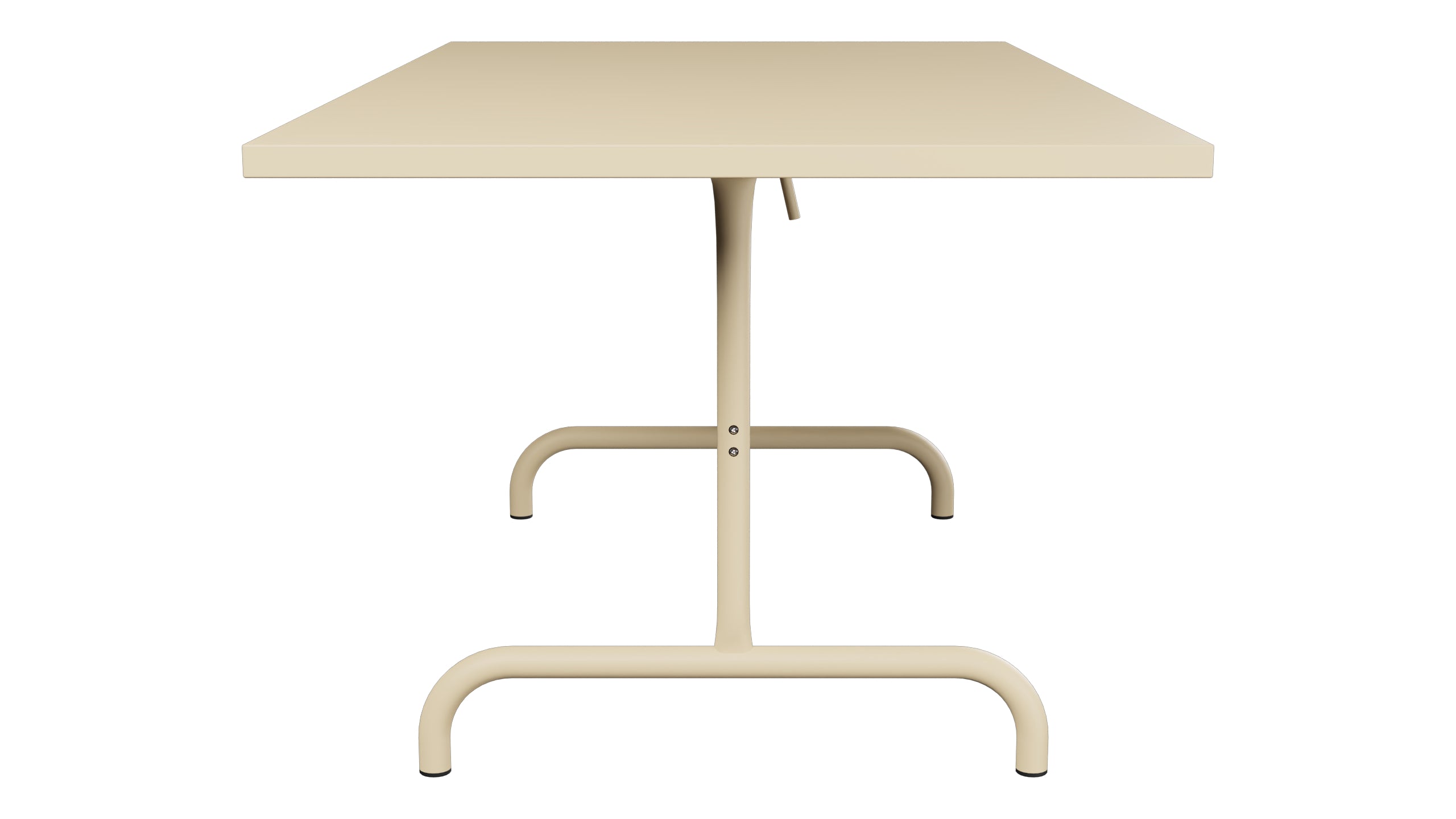 Säntis Metall-Gartentisch 165x90 klappbar in Pastellbraun präsentiert im Onlineshop von KAQTU Design AG. Gartentisch ist von Schaffner
