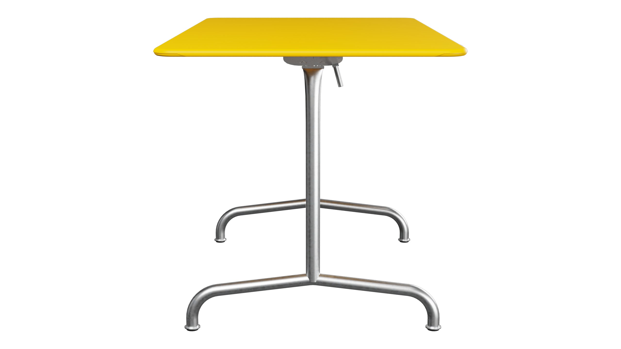 Rigi Metall-Gartentisch 120x70 klappbar in Gelb präsentiert im Onlineshop von KAQTU Design AG. Gartentisch ist von Schaffner