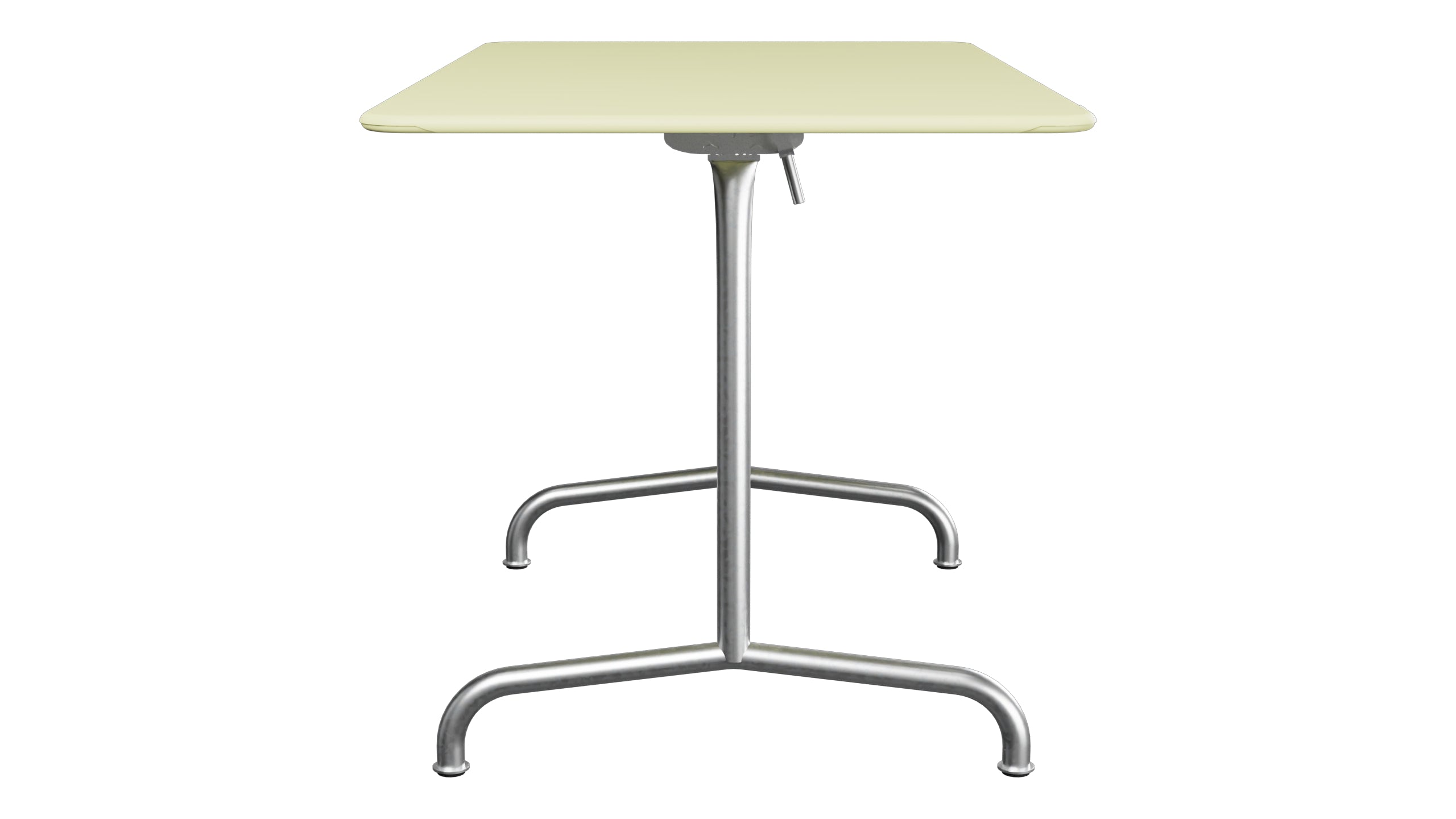 Rigi Metall-Gartentisch 120x70 klappbar in Buchsbaumgelb präsentiert im Onlineshop von KAQTU Design AG. Gartentisch ist von Schaffner