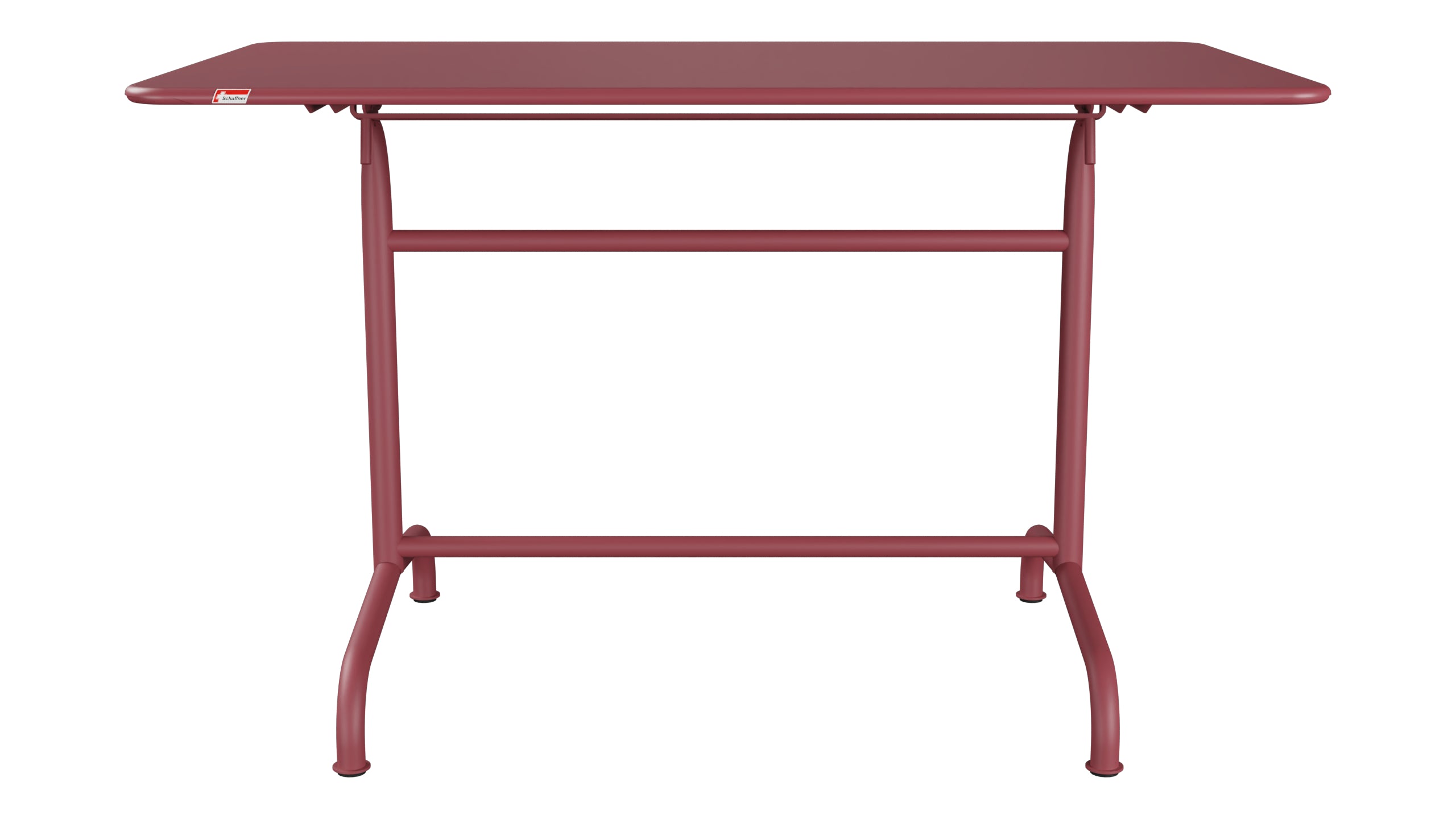 Rigi Metall-Gartentisch 120x70 klappbar in Bordeaux präsentiert im Onlineshop von KAQTU Design AG. Gartentisch ist von Schaffner