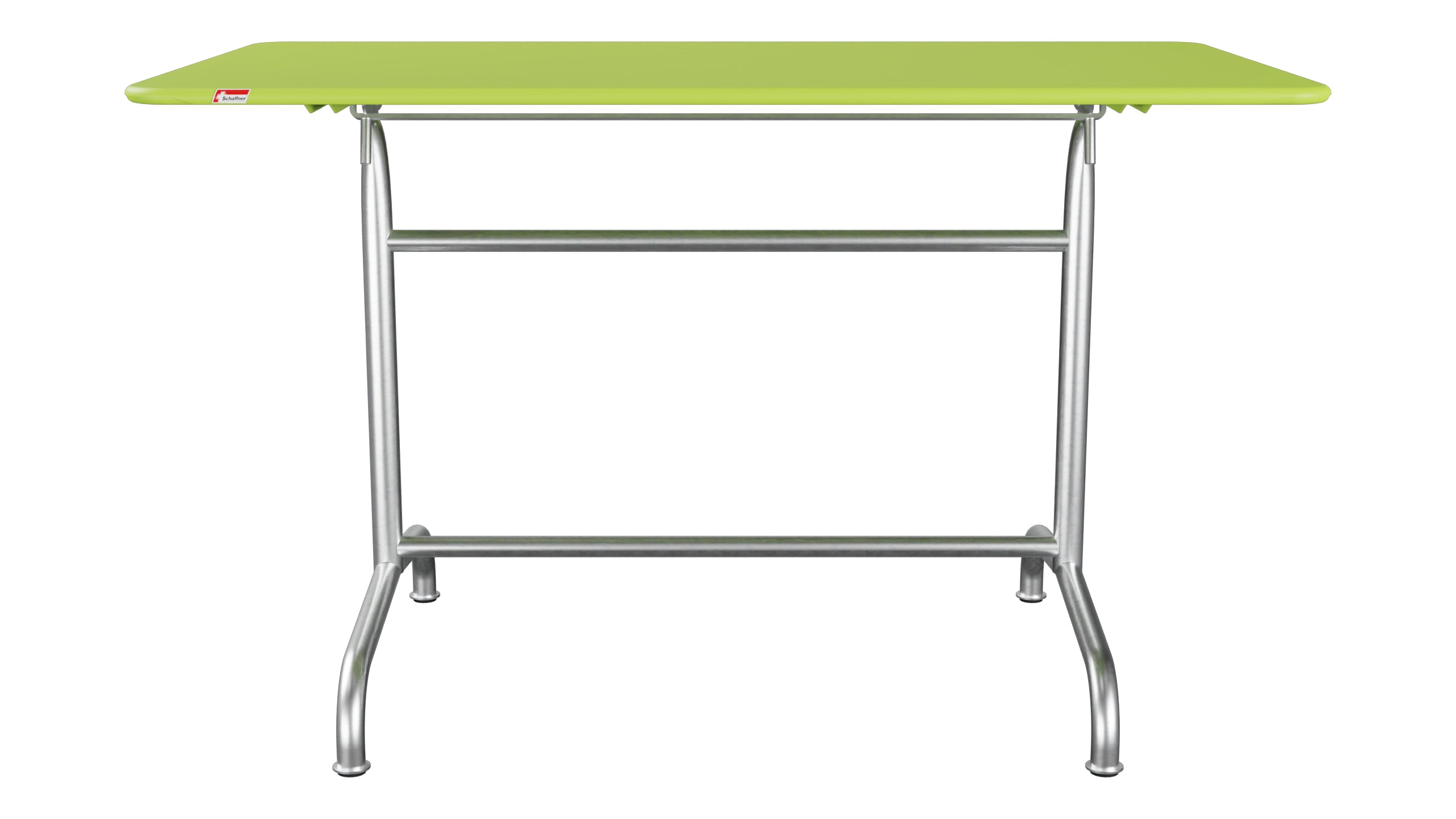 Rigi Metall-Gartentisch 120x70 klappbar in Hellgrün präsentiert im Onlineshop von KAQTU Design AG. Gartentisch ist von Schaffner