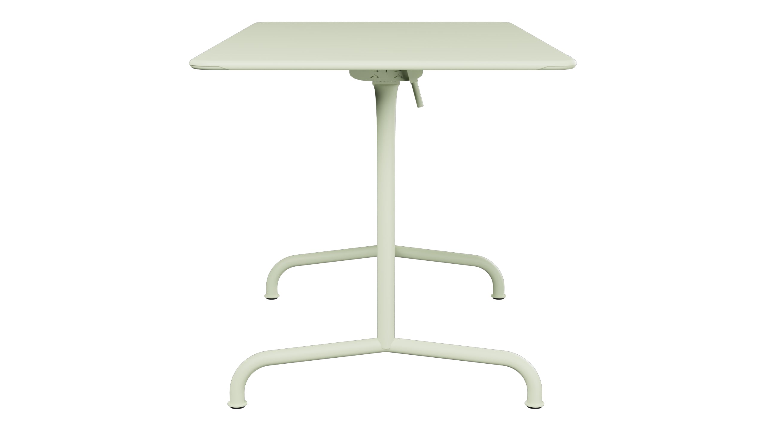 Rigi Metall-Gartentisch 120x70 klappbar in Pastellgrün präsentiert im Onlineshop von KAQTU Design AG. Gartentisch ist von Schaffner