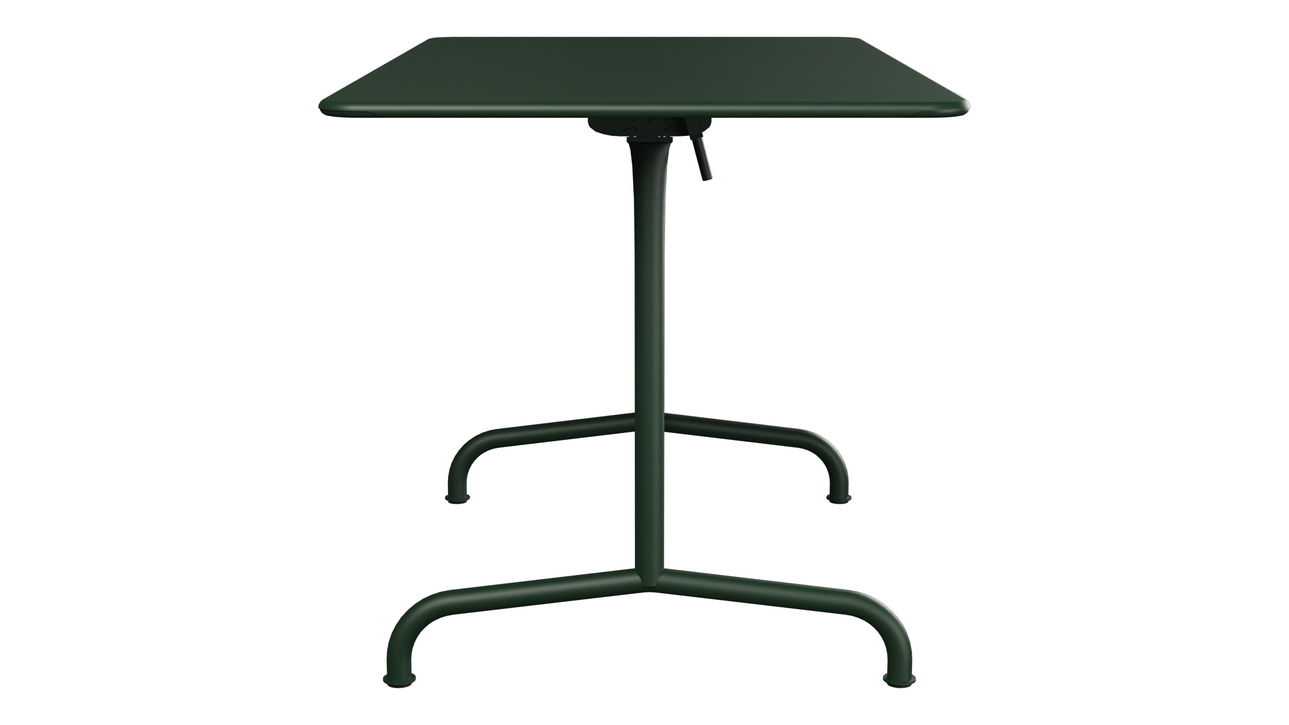 Rigi Metall-Gartentisch 120x70 klappbar in Tannengrün präsentiert im Onlineshop von KAQTU Design AG. Gartentisch ist von Schaffner