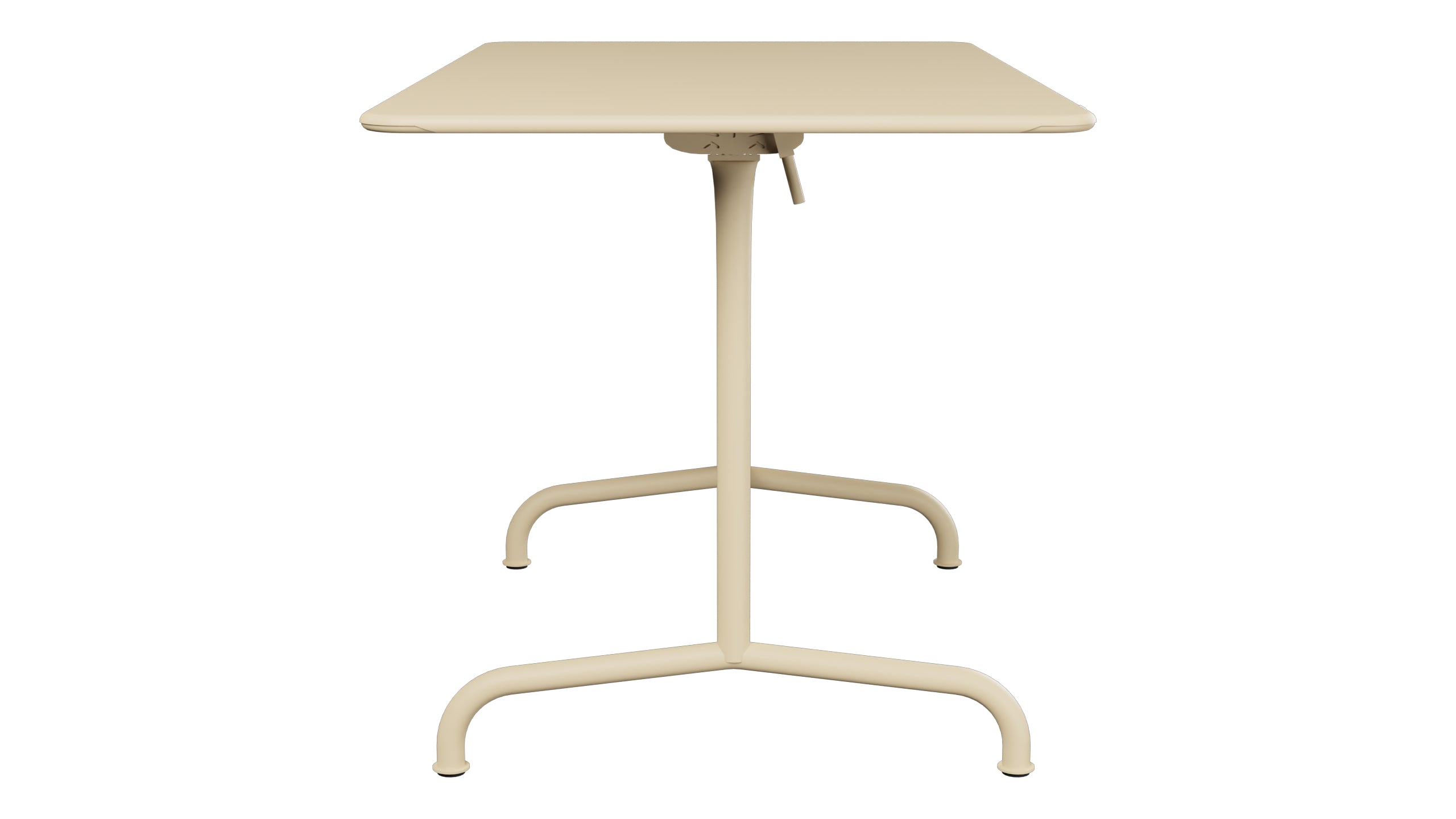 Rigi Metall-Gartentisch 120x70 klappbar in Pastellbraun präsentiert im Onlineshop von KAQTU Design AG. Gartentisch ist von Schaffner
