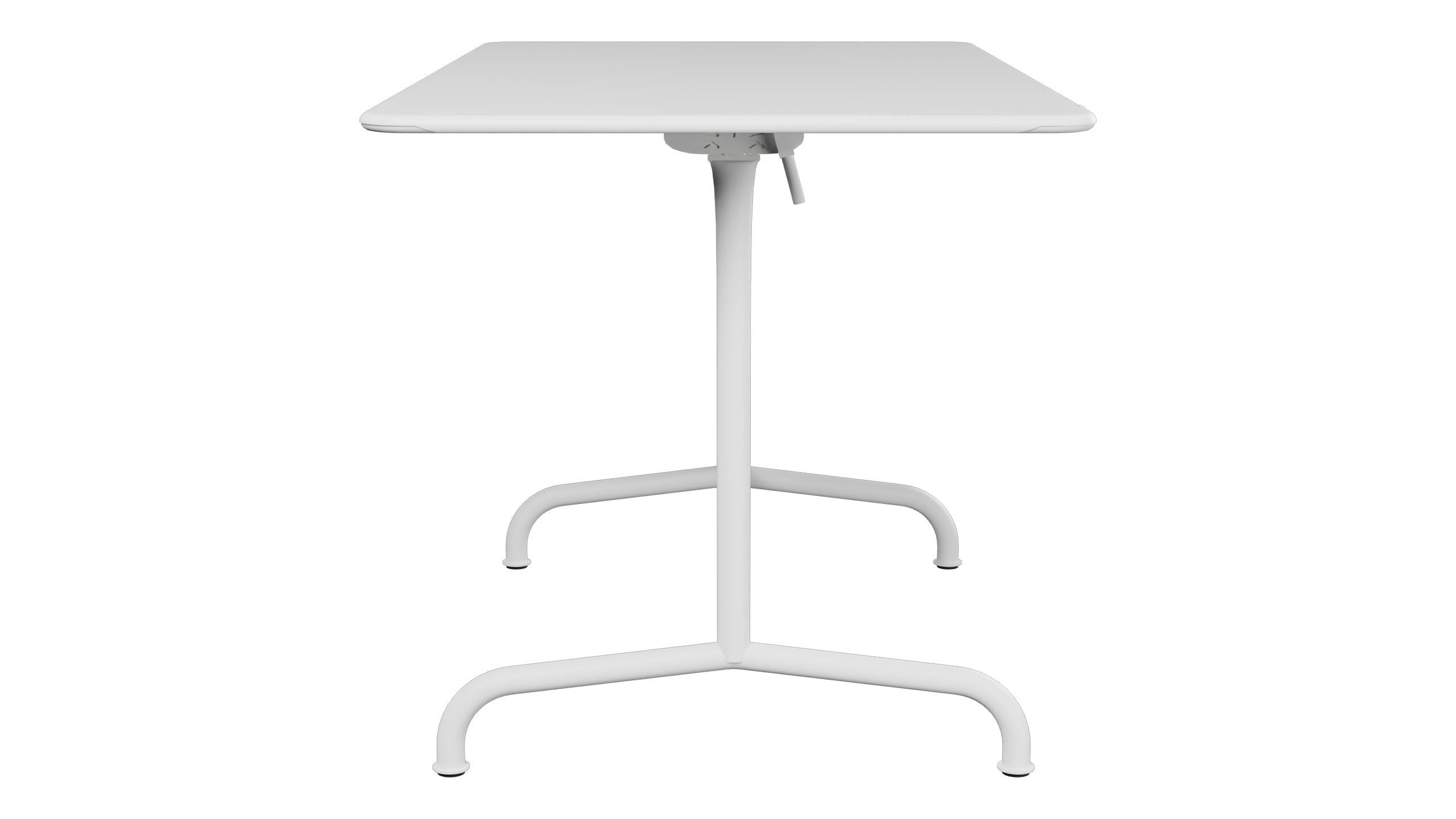 Rigi Metall-Gartentisch 120x70 klappbar in Weiss präsentiert im Onlineshop von KAQTU Design AG. Gartentisch ist von Schaffner