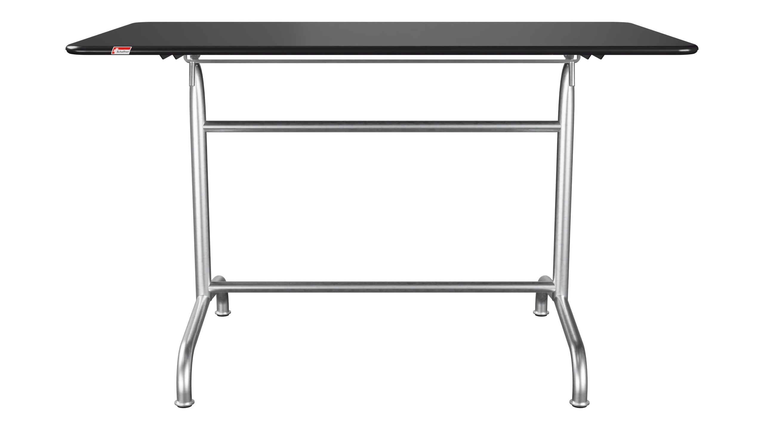Rigi Metall-Gartentisch 120x70 klappbar in Schwarz präsentiert im Onlineshop von KAQTU Design AG. Gartentisch ist von Schaffner