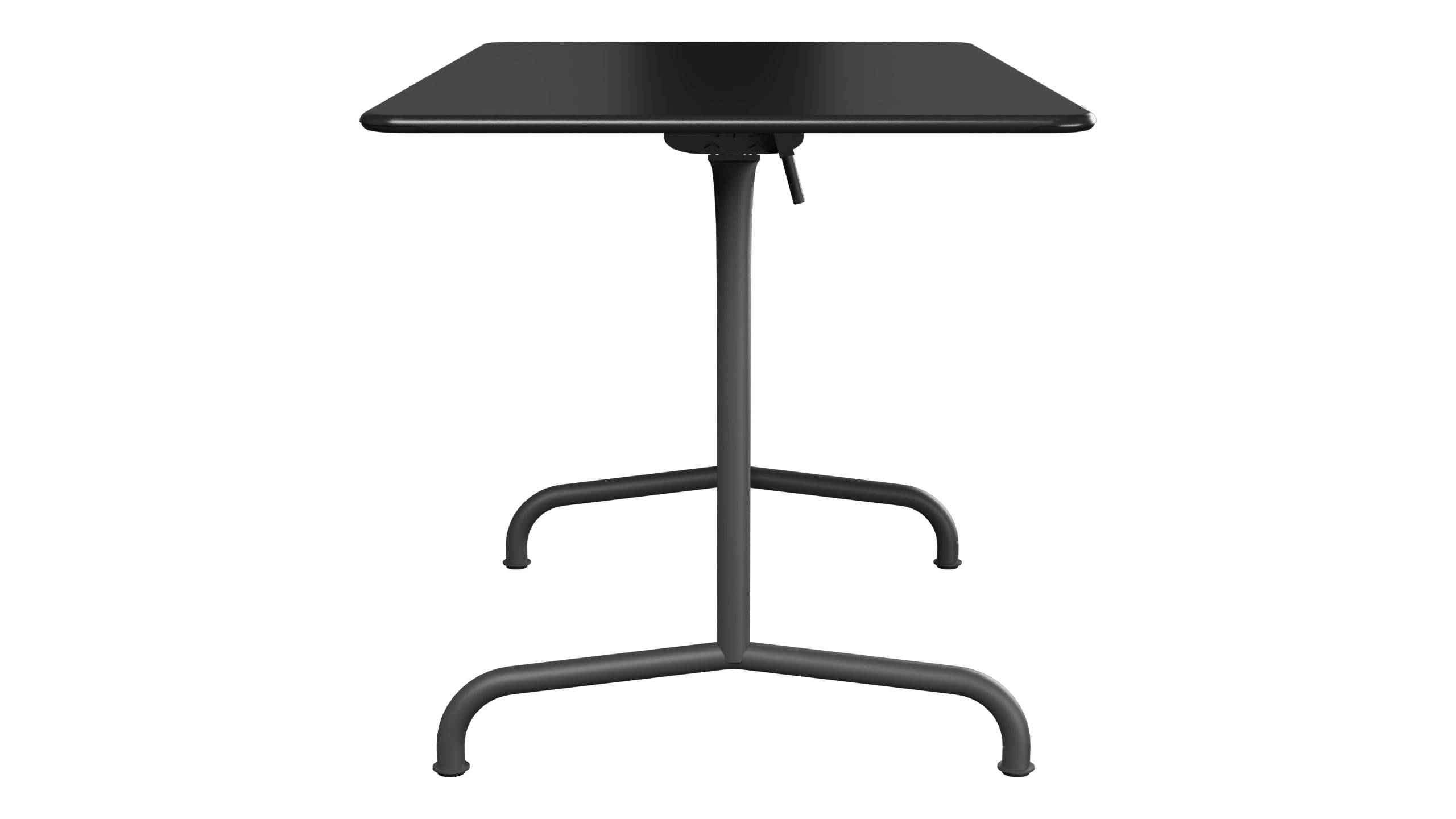 Rigi Metall-Gartentisch 120x70 klappbar in Schwarz präsentiert im Onlineshop von KAQTU Design AG. Gartentisch ist von Schaffner