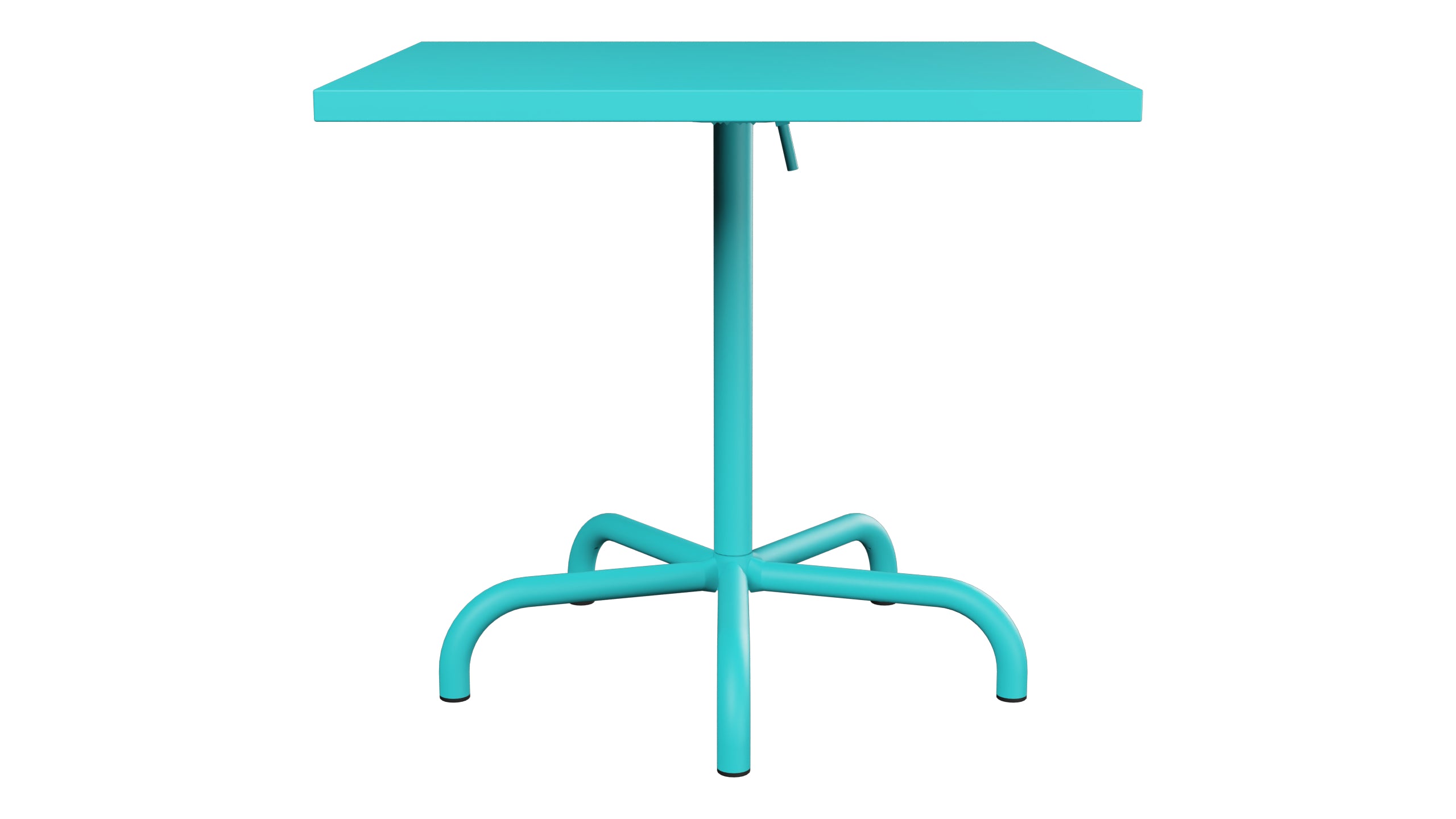 Säntis Metall-Gartentisch 80x80 klappbar in Türkis präsentiert im Onlineshop von KAQTU Design AG. Gartentisch ist von Schaffner