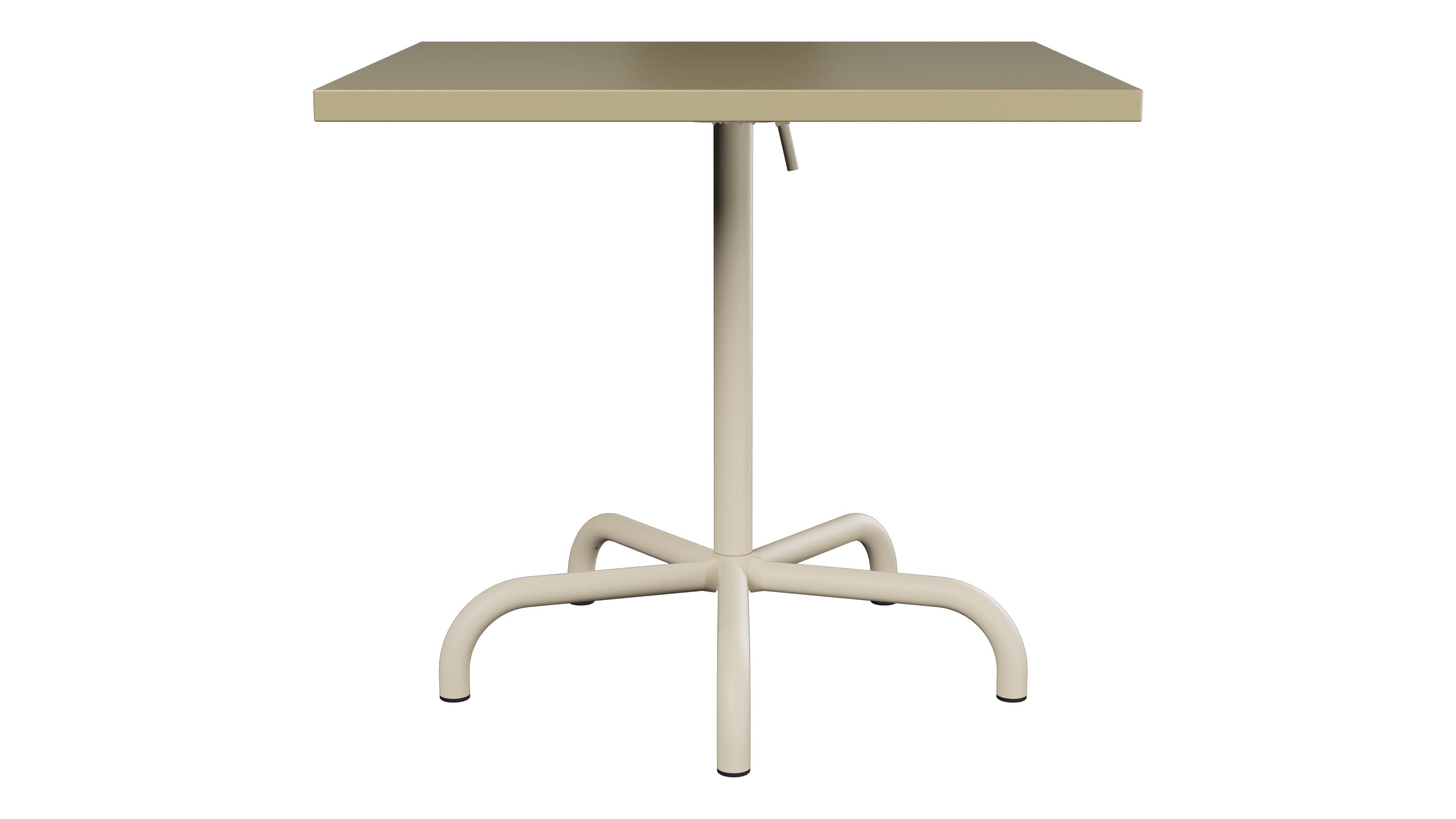 Säntis Metall-Gartentisch 80x80 klappbar in Champagner präsentiert im Onlineshop von KAQTU Design AG. Gartentisch ist von Schaffner