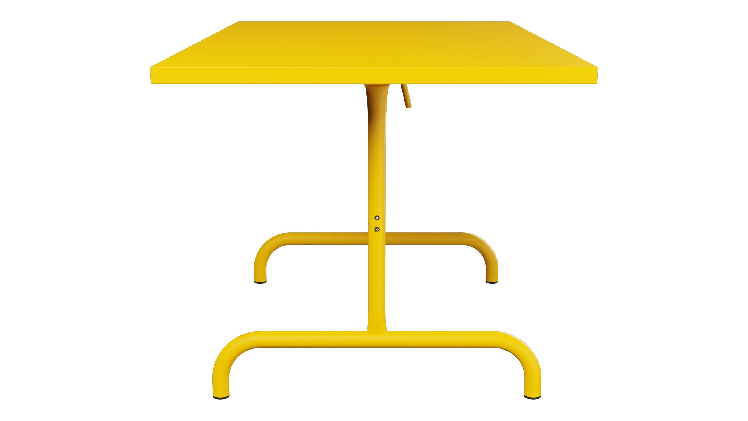 Säntis Metall-Gartentisch 140x80 klappbar in Gelb präsentiert im Onlineshop von KAQTU Design AG. Gartentisch ist von Schaffner
