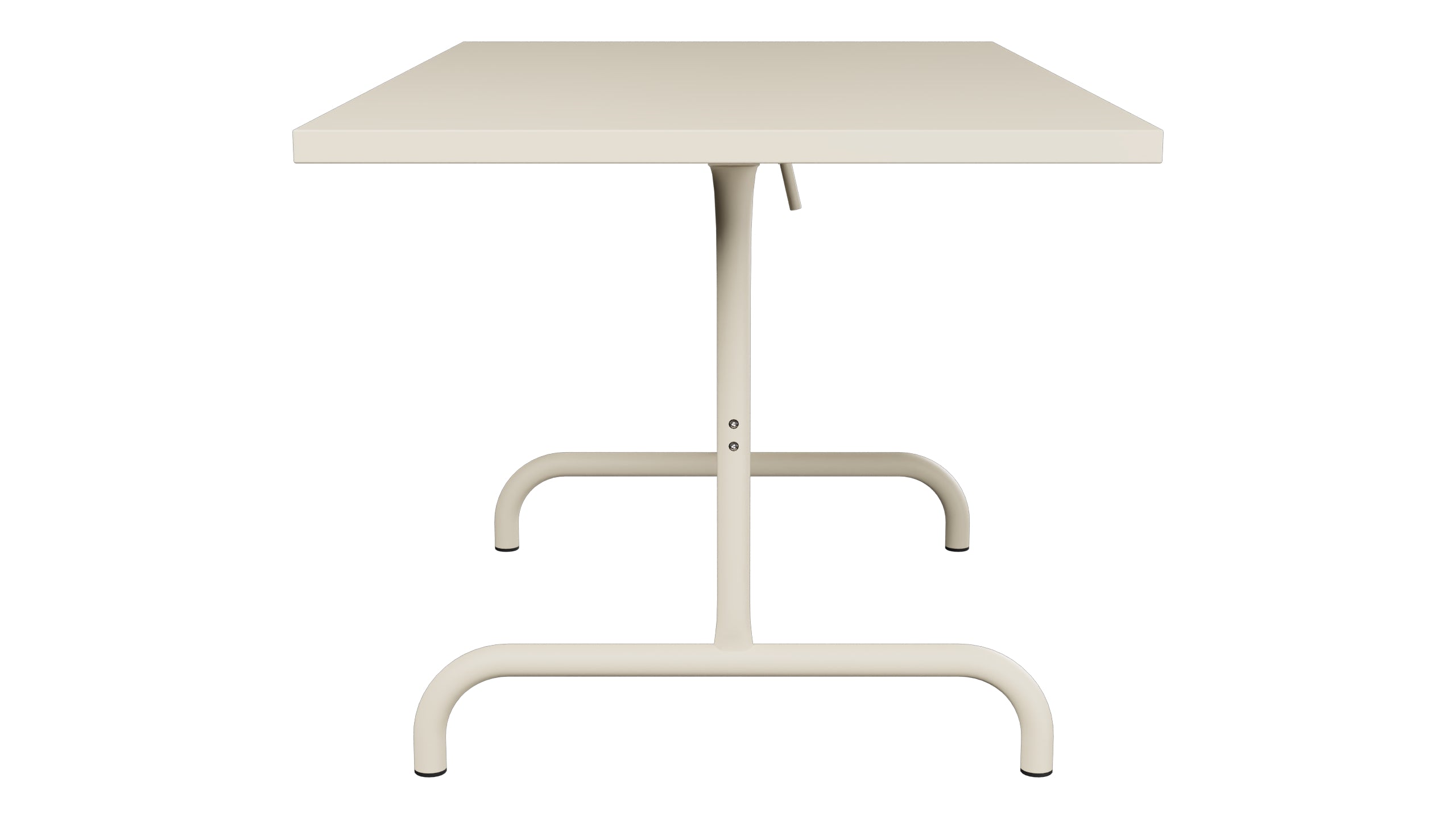 Säntis Metall-Gartentisch 140x80 klappbar in Pastellsand präsentiert im Onlineshop von KAQTU Design AG. Gartentisch ist von Schaffner