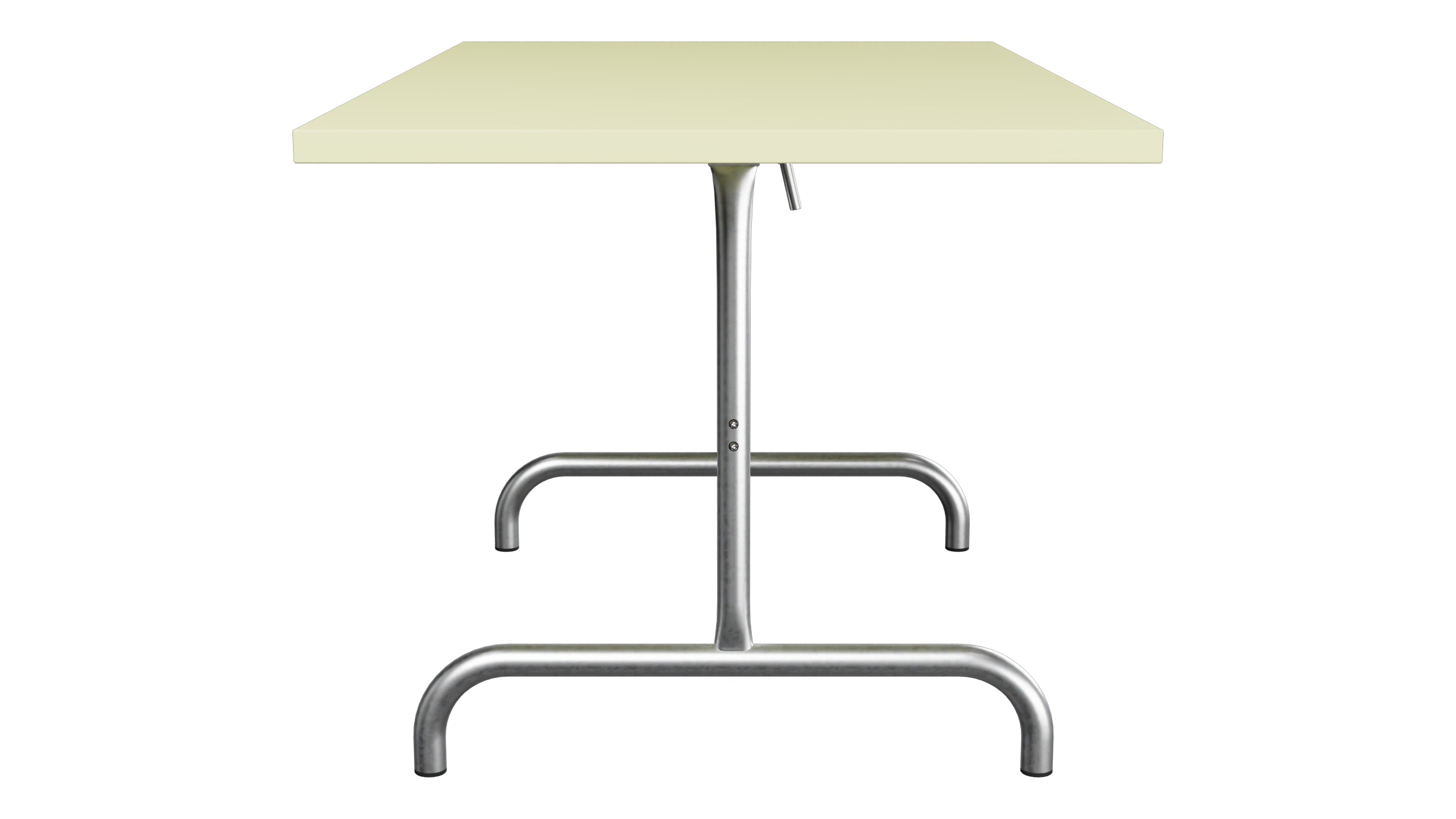 Säntis Metall-Gartentisch 140x80 klappbar in Buchsbaumgelb präsentiert im Onlineshop von KAQTU Design AG. Gartentisch ist von Schaffner