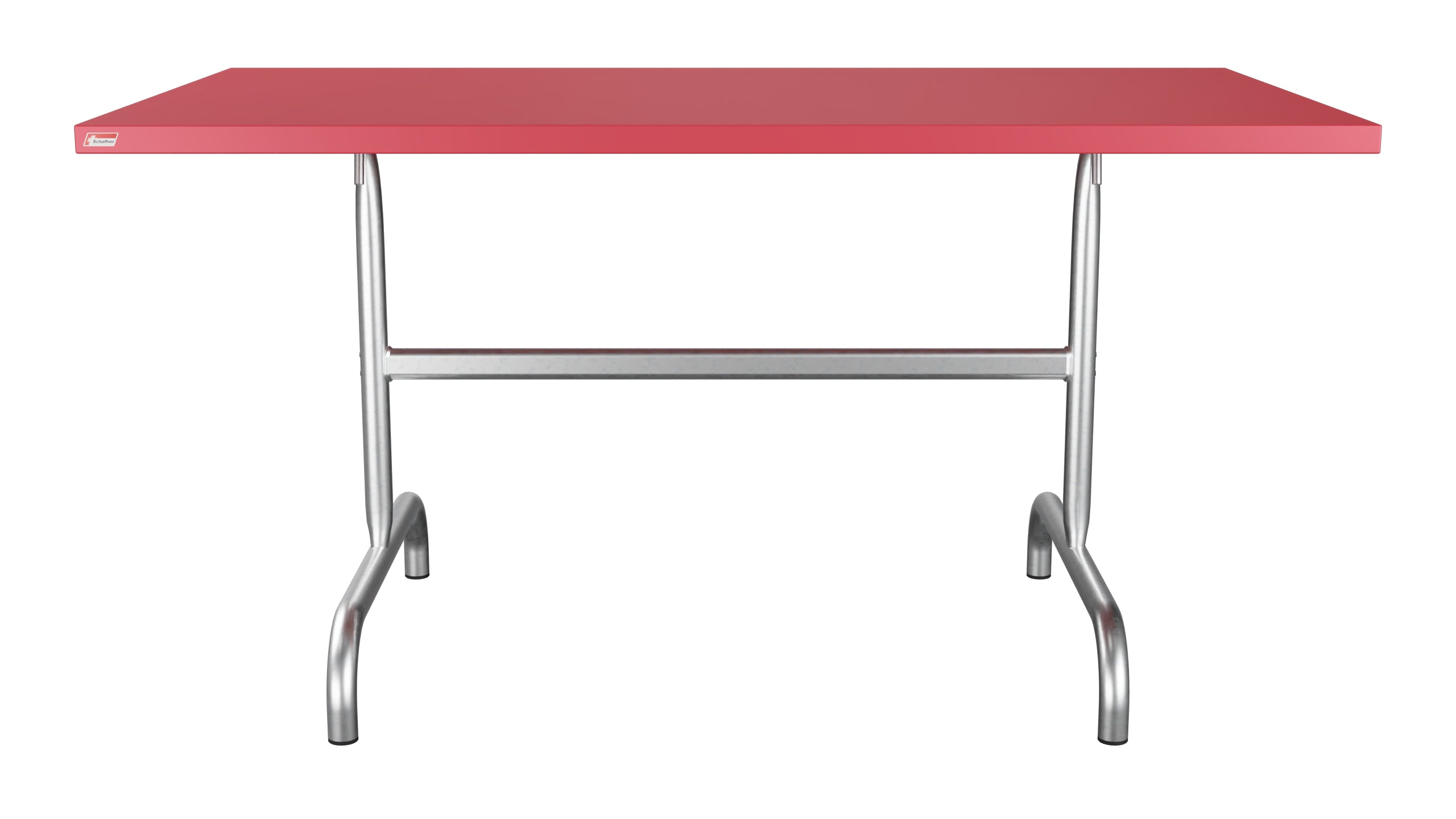 Säntis Metall-Gartentisch 140x80 klappbar in Ahornrot präsentiert im Onlineshop von KAQTU Design AG. Gartentisch ist von Schaffner