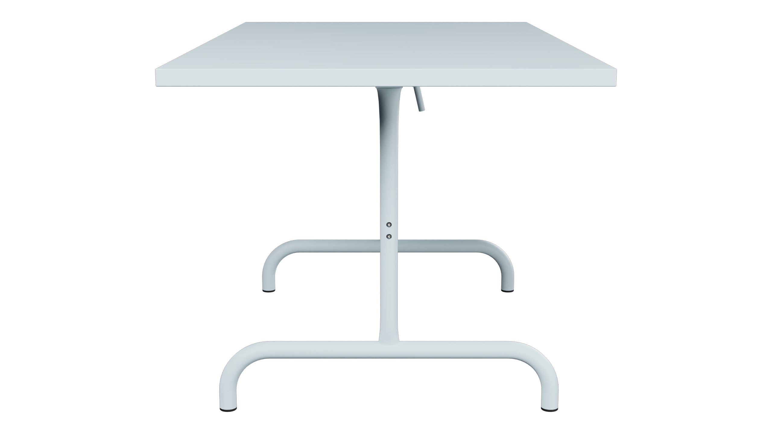Säntis Metall-Gartentisch 140x80 klappbar in Pastellblau präsentiert im Onlineshop von KAQTU Design AG. Gartentisch ist von Schaffner