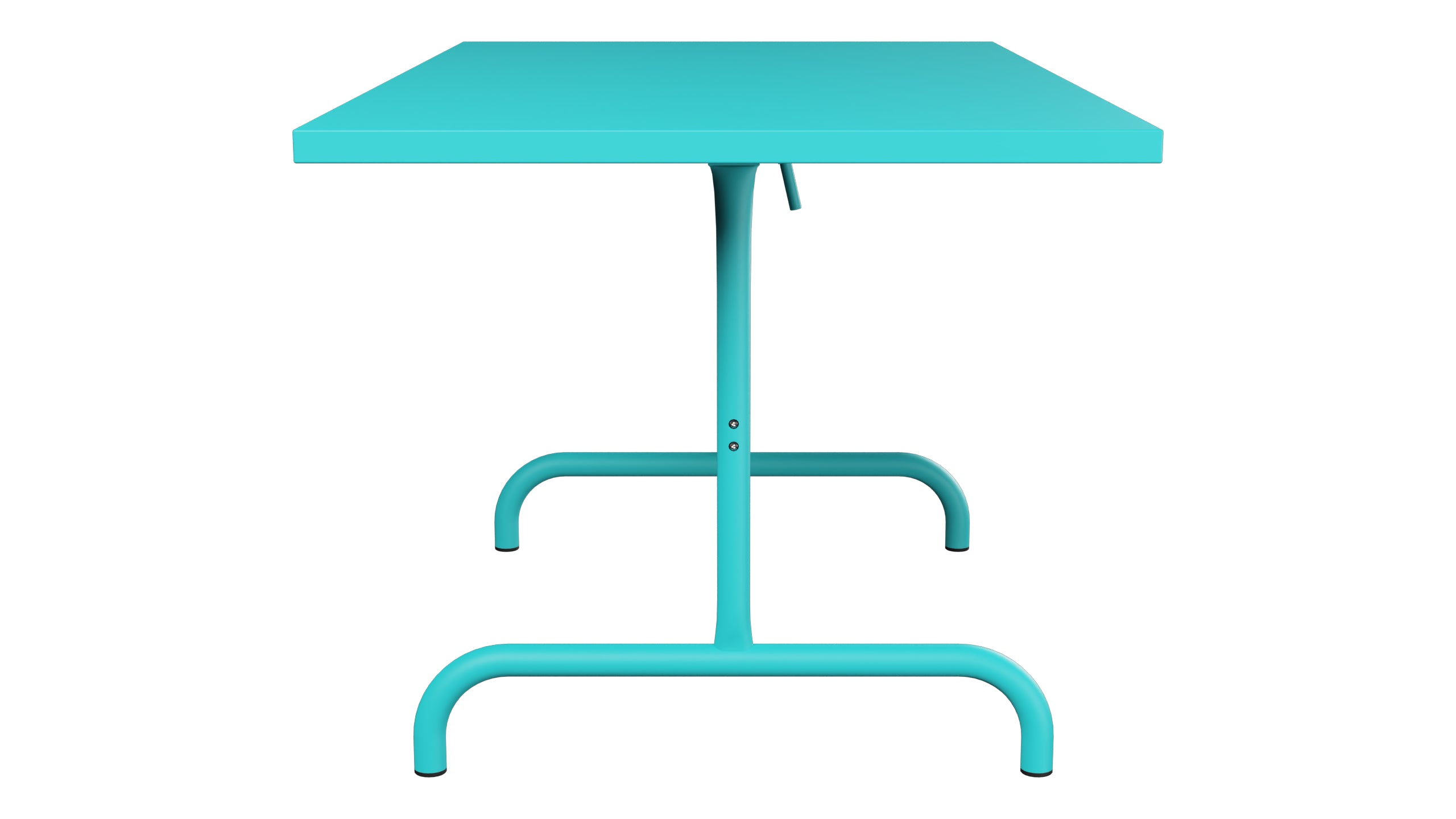 Säntis Metall-Gartentisch 140x80 klappbar in Türkis präsentiert im Onlineshop von KAQTU Design AG. Gartentisch ist von Schaffner