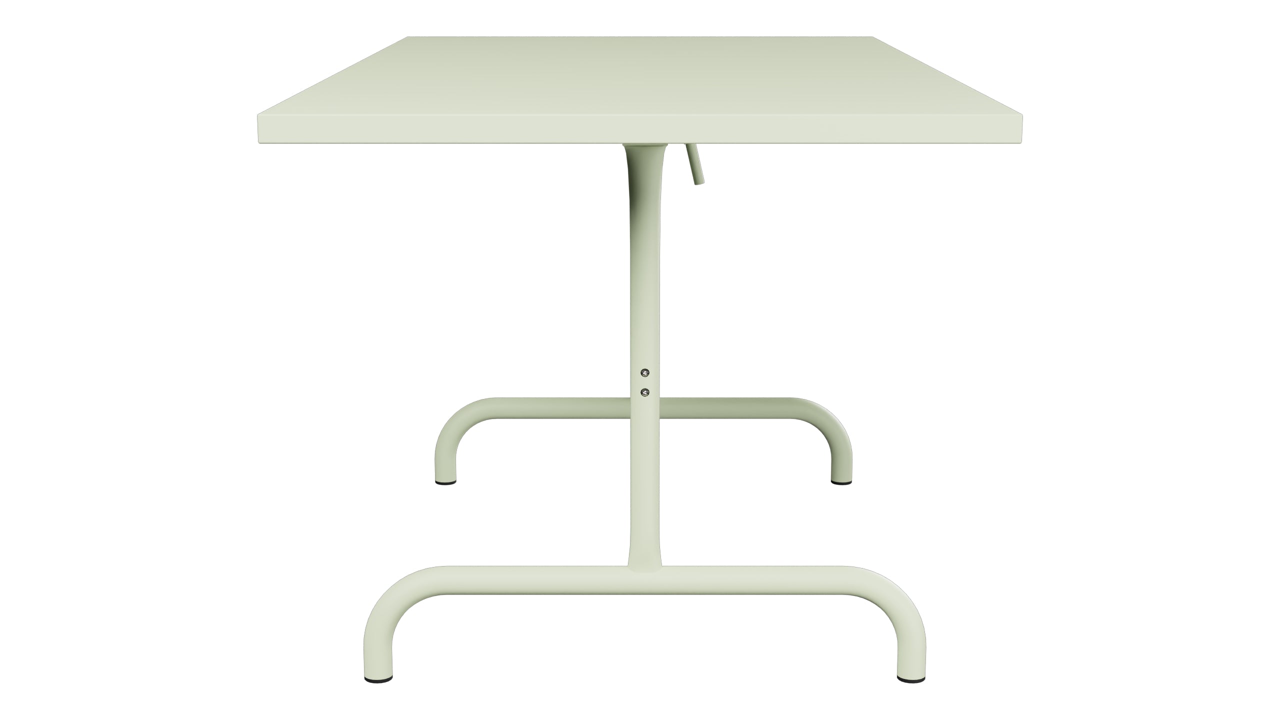 Säntis Metall-Gartentisch 140x80 klappbar in Pastellgrün präsentiert im Onlineshop von KAQTU Design AG. Gartentisch ist von Schaffner