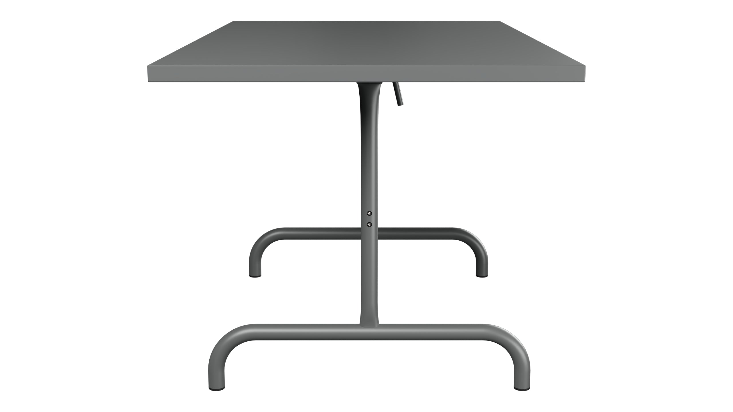 Säntis Metall-Gartentisch 140x80 klappbar in Graphit präsentiert im Onlineshop von KAQTU Design AG. Gartentisch ist von Schaffner