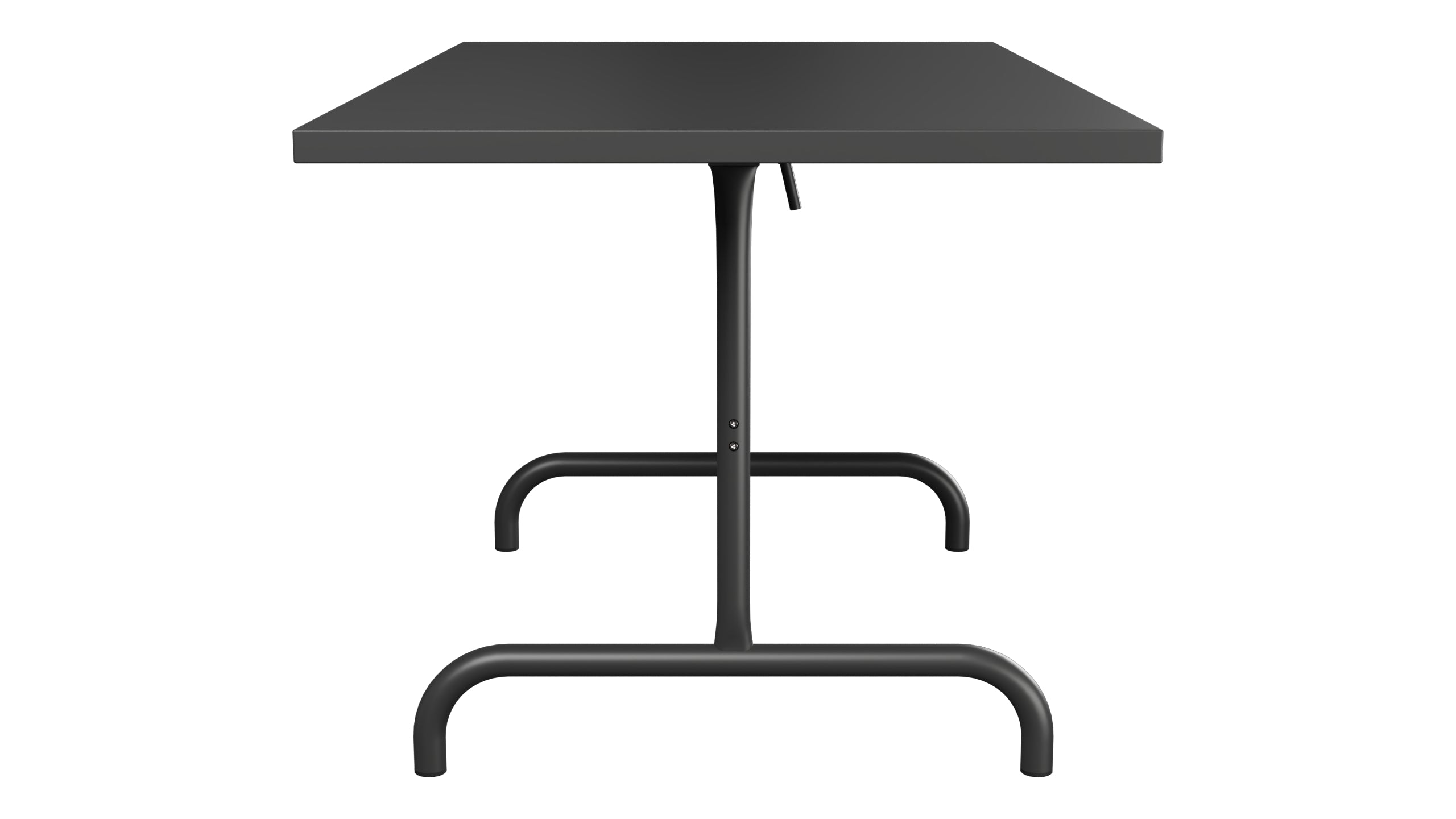 Säntis Metall-Gartentisch 140x80 klappbar in Anthrazit präsentiert im Onlineshop von KAQTU Design AG. Gartentisch ist von Schaffner