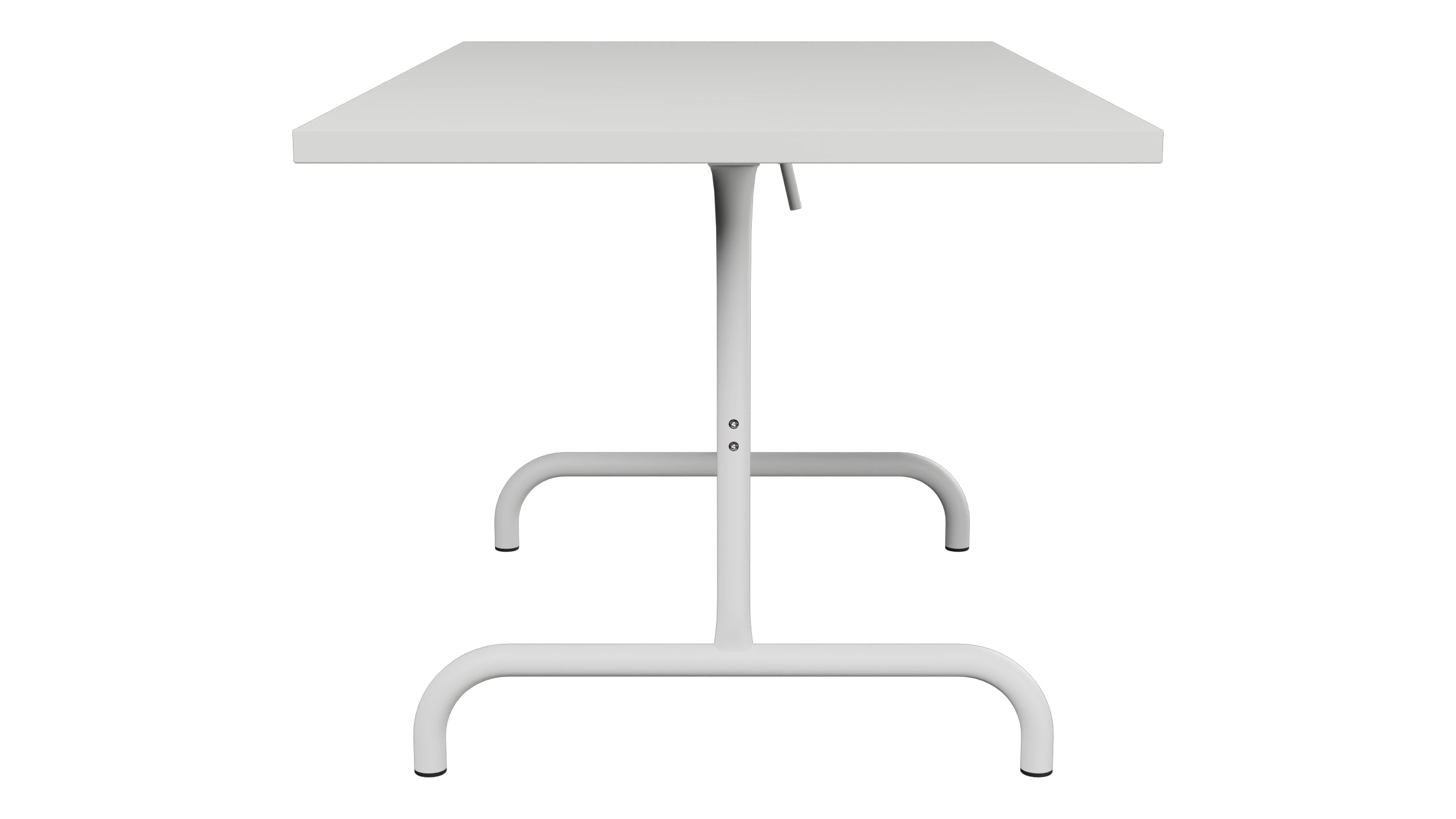 Säntis Metall-Gartentisch 140x80 klappbar in Alusilber präsentiert im Onlineshop von KAQTU Design AG. Gartentisch ist von Schaffner