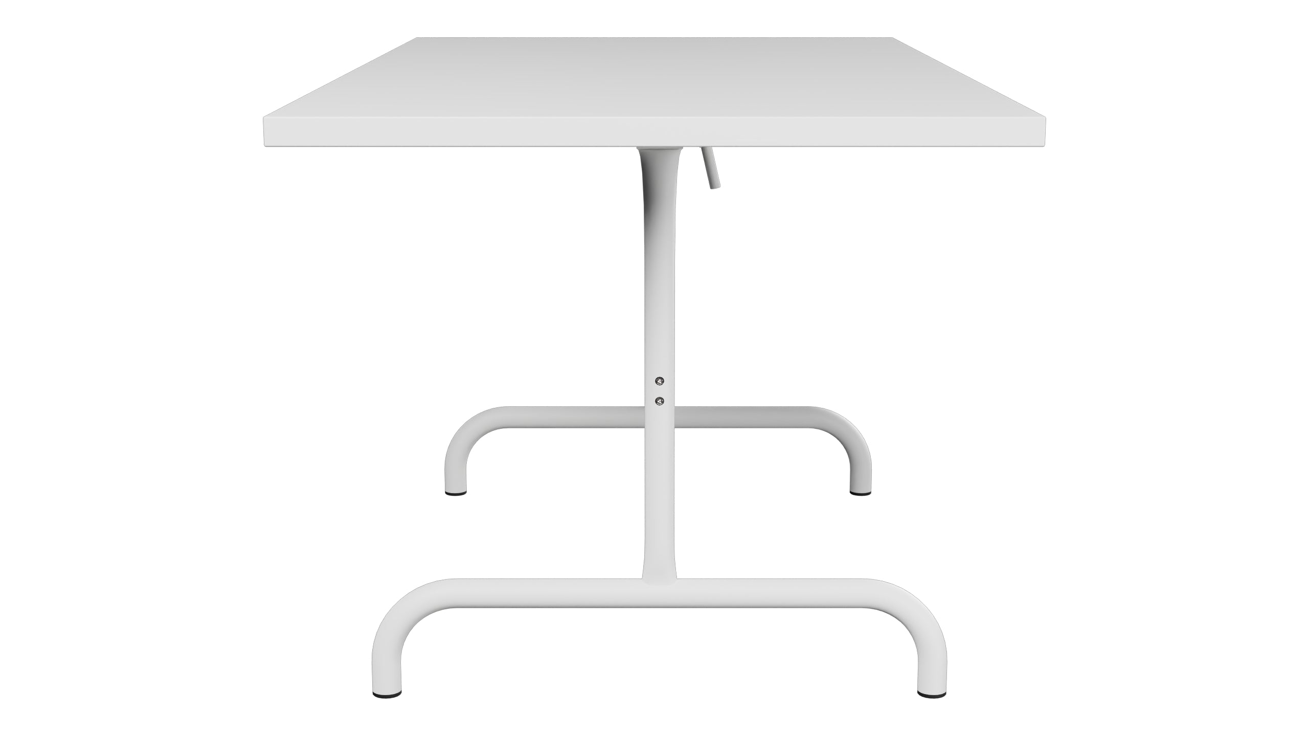 Säntis Metall-Gartentisch 140x80 klappbar in Weiss präsentiert im Onlineshop von KAQTU Design AG. Gartentisch ist von Schaffner