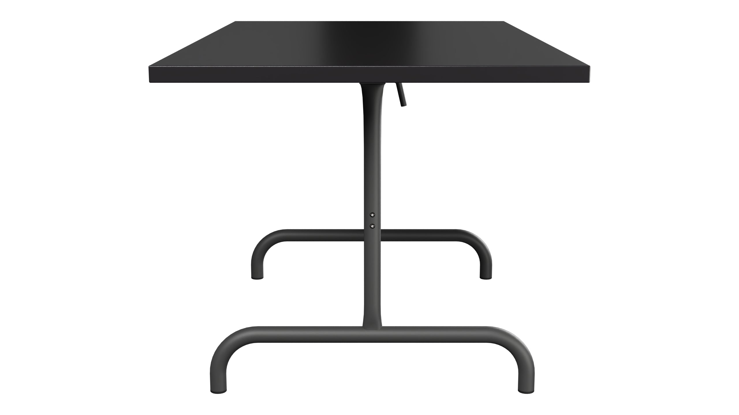 Säntis Metall-Gartentisch 140x80 klappbar in Schwarz präsentiert im Onlineshop von KAQTU Design AG. Gartentisch ist von Schaffner