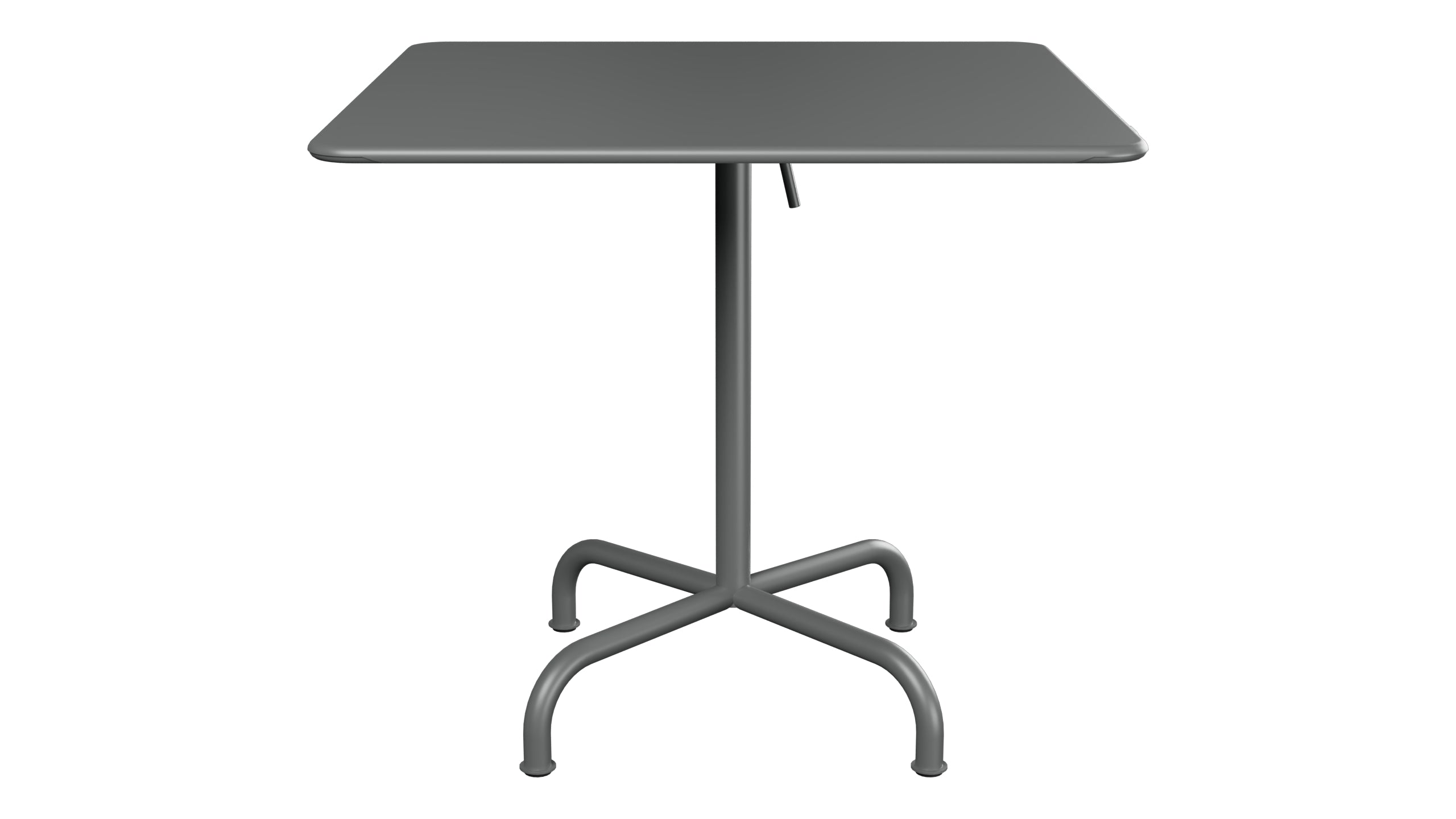 Rigi Metall-Gartentisch 80x80 klappbar in Graphit präsentiert im Onlineshop von KAQTU Design AG. Gartentisch ist von Schaffner