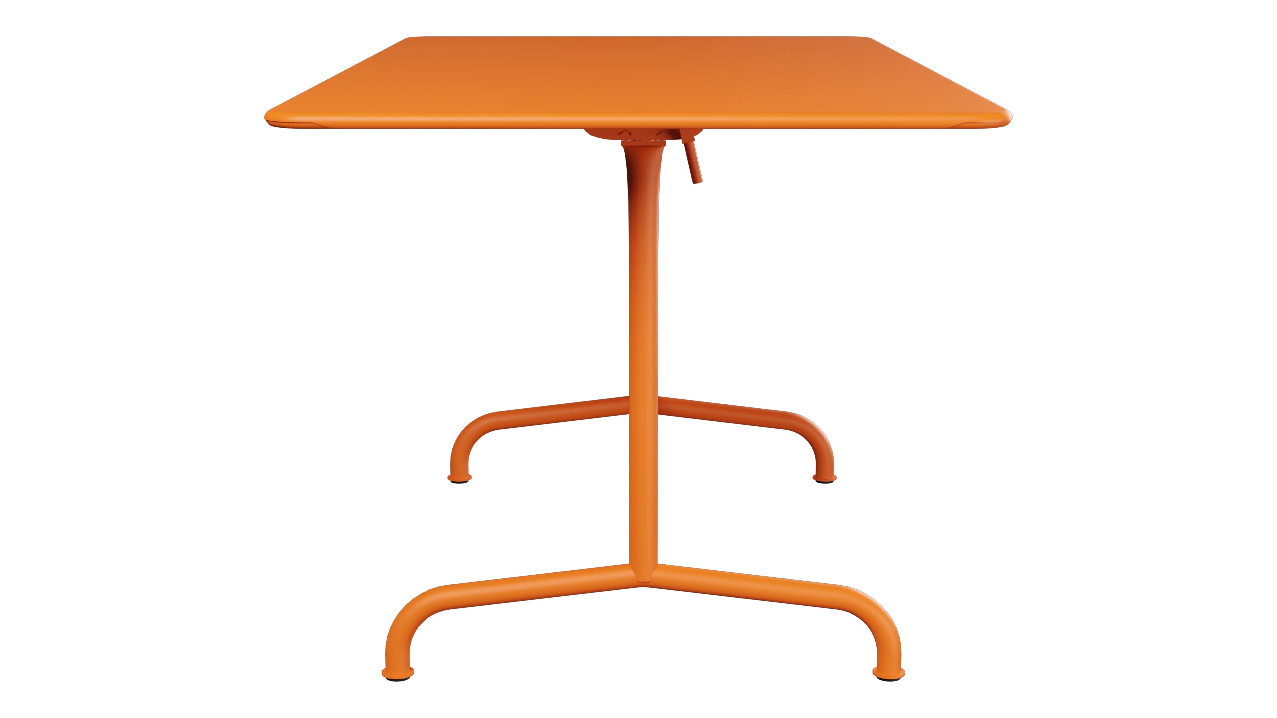 Rigi Metall-Gartentisch 140x80 klappbar in Orange präsentiert im Onlineshop von KAQTU Design AG. Gartentisch ist von Schaffner