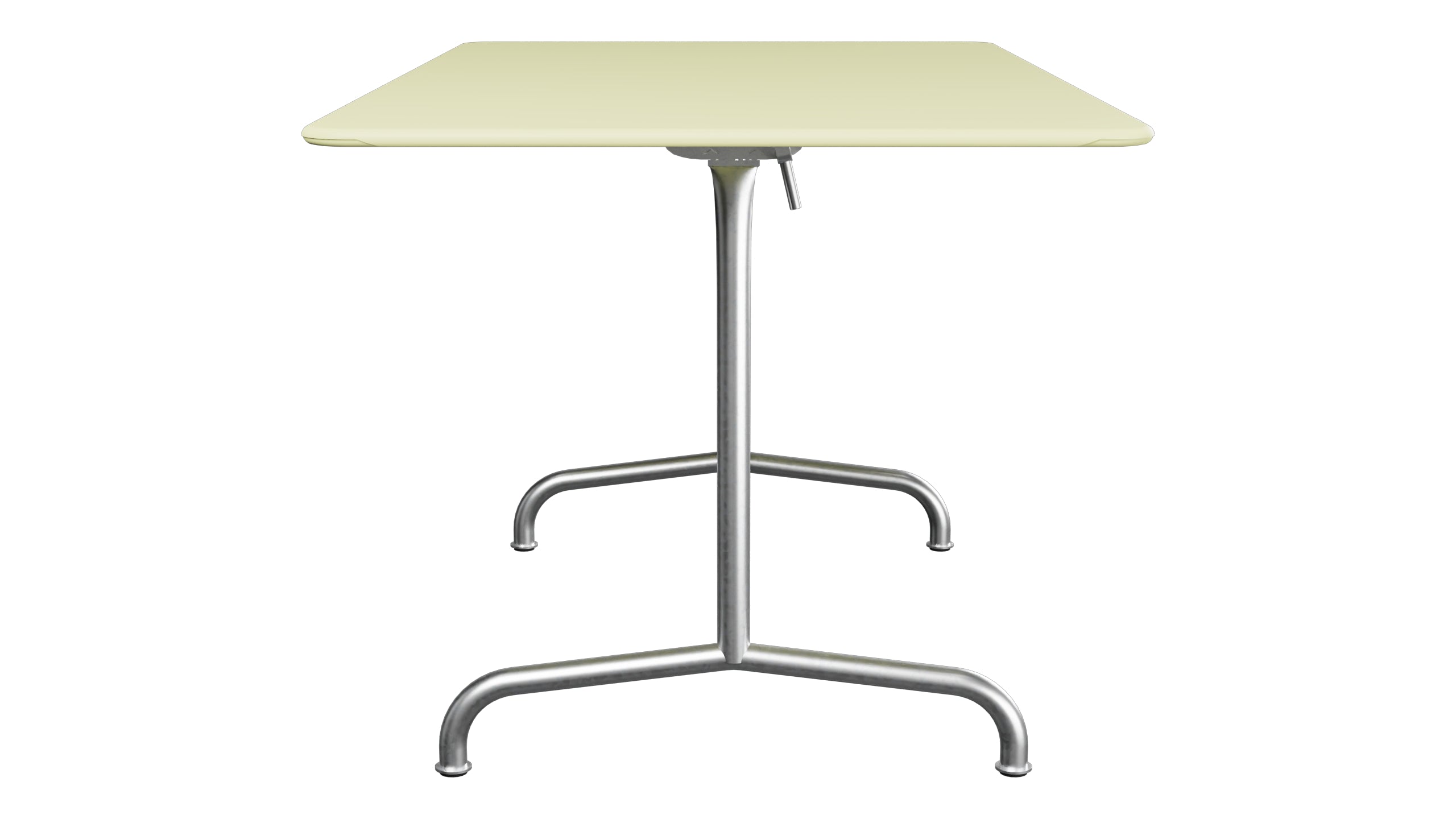 Rigi Metall-Gartentisch 140x80 klappbar in Buchsbaumgelb präsentiert im Onlineshop von KAQTU Design AG. Gartentisch ist von Schaffner
