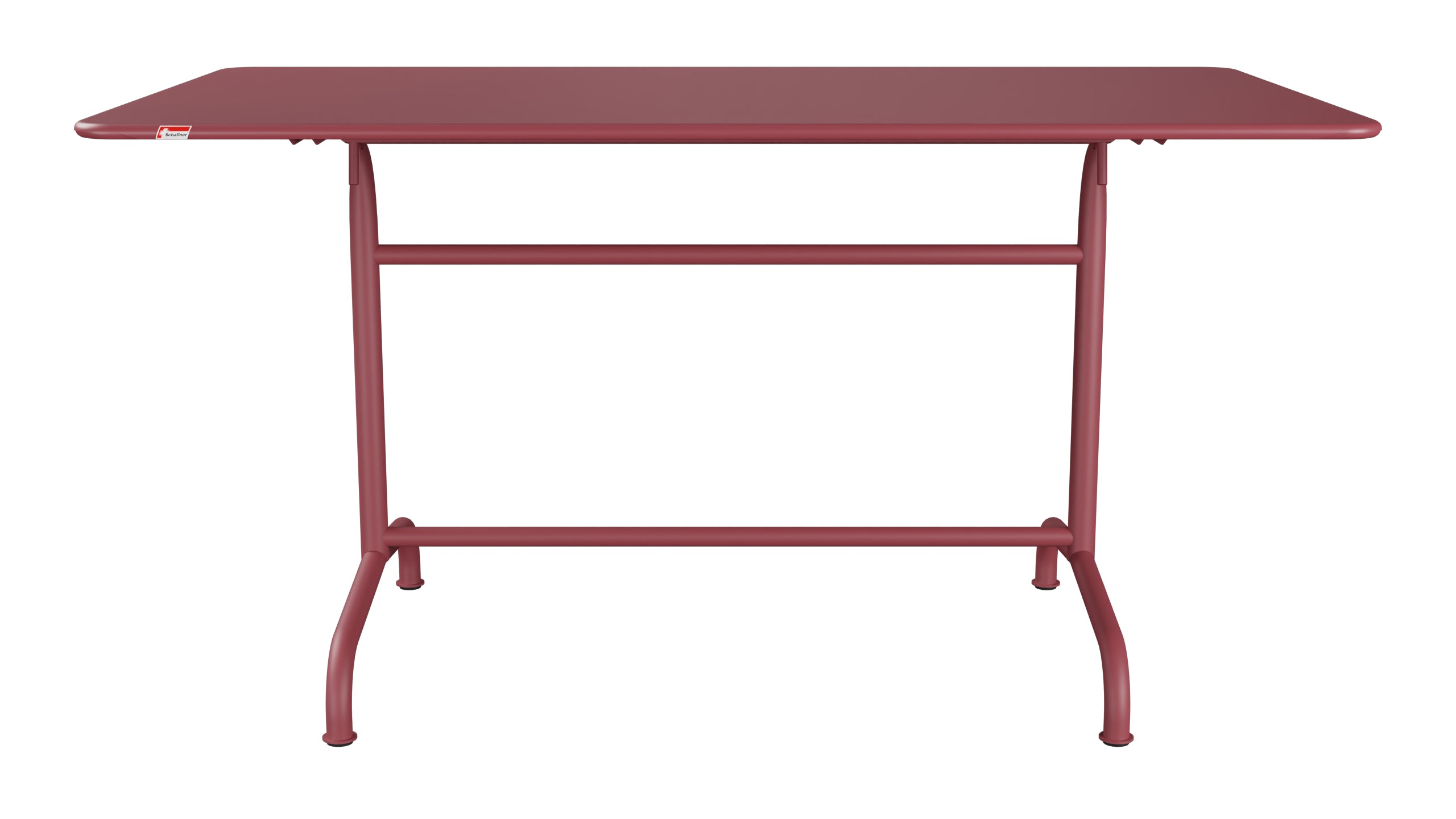 Rigi Metall-Gartentisch 140x80 klappbar in Bordeaux präsentiert im Onlineshop von KAQTU Design AG. Gartentisch ist von Schaffner