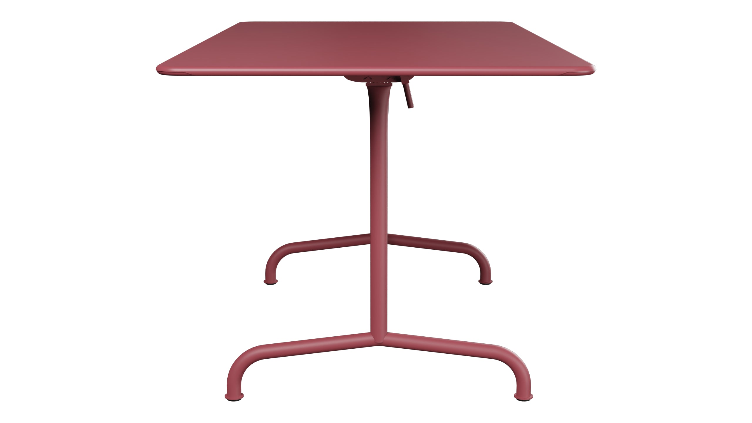 Rigi Metall-Gartentisch 140x80 klappbar in Bordeaux präsentiert im Onlineshop von KAQTU Design AG. Gartentisch ist von Schaffner